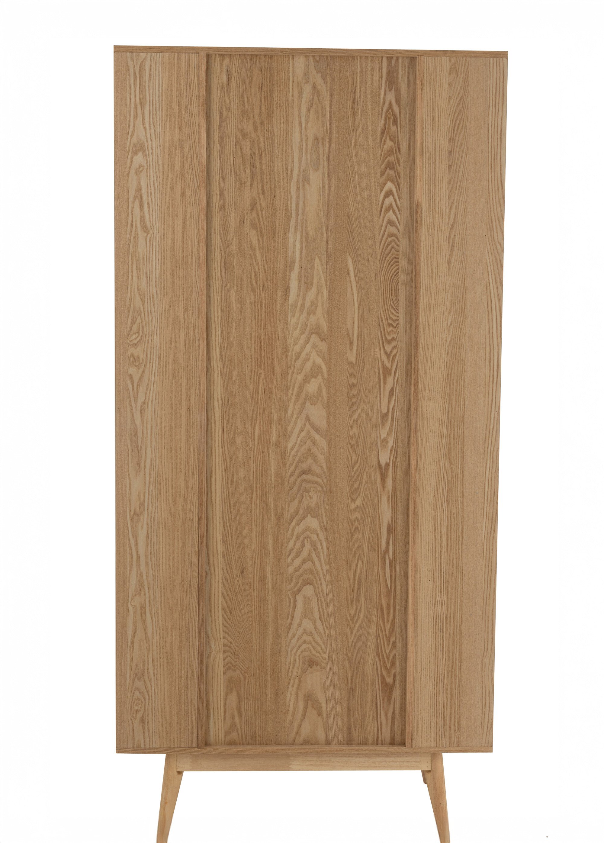 Etagère haute pin, avec portes arrondies BEIGE JP-50774 DO1