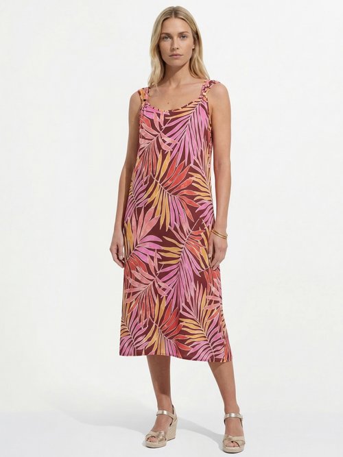 Robe longue sans manches bretelles bijou Femme MULTICOLORE EVRIAN FA1
