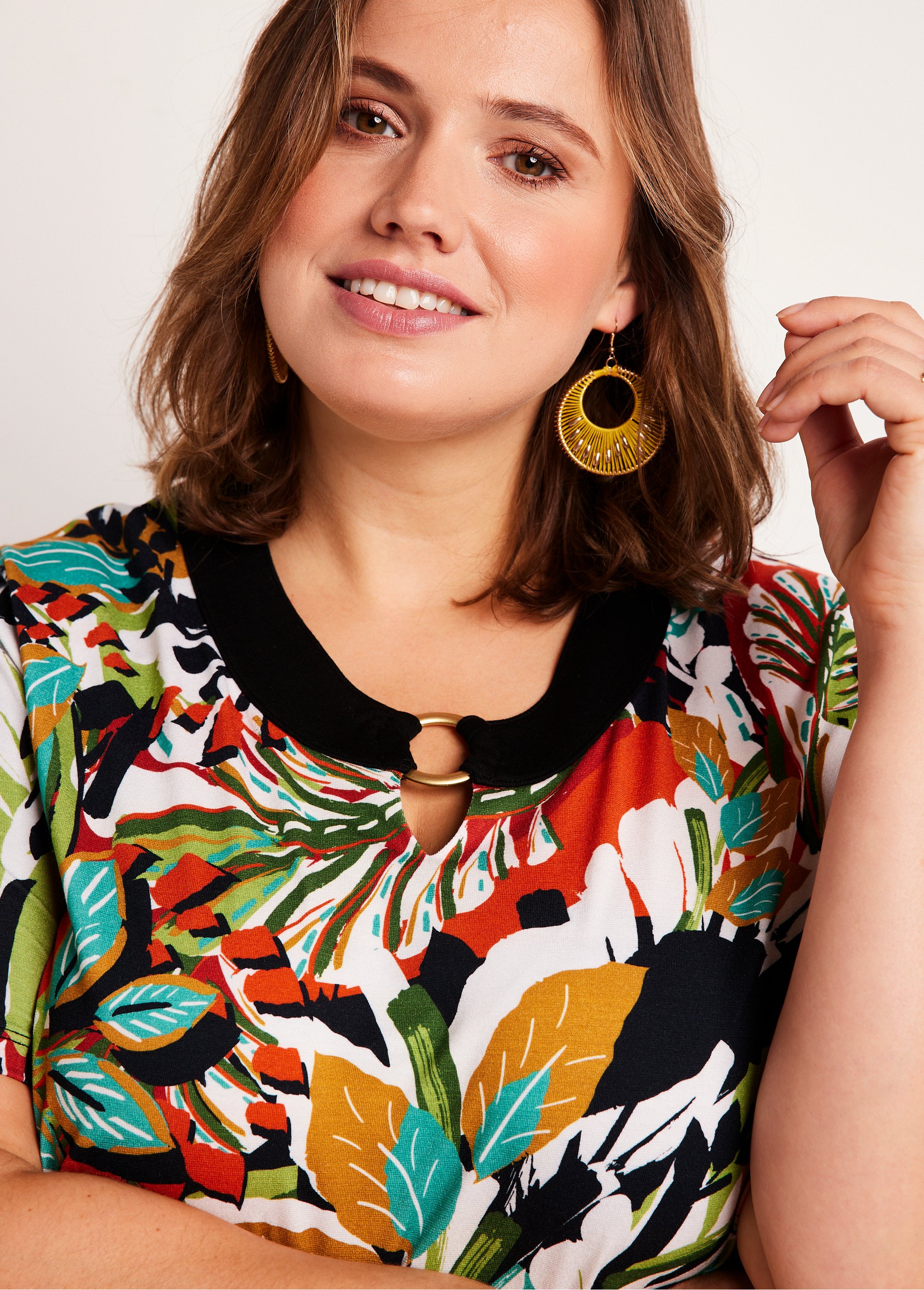 T-shirt manches courtes uni ou imprimé