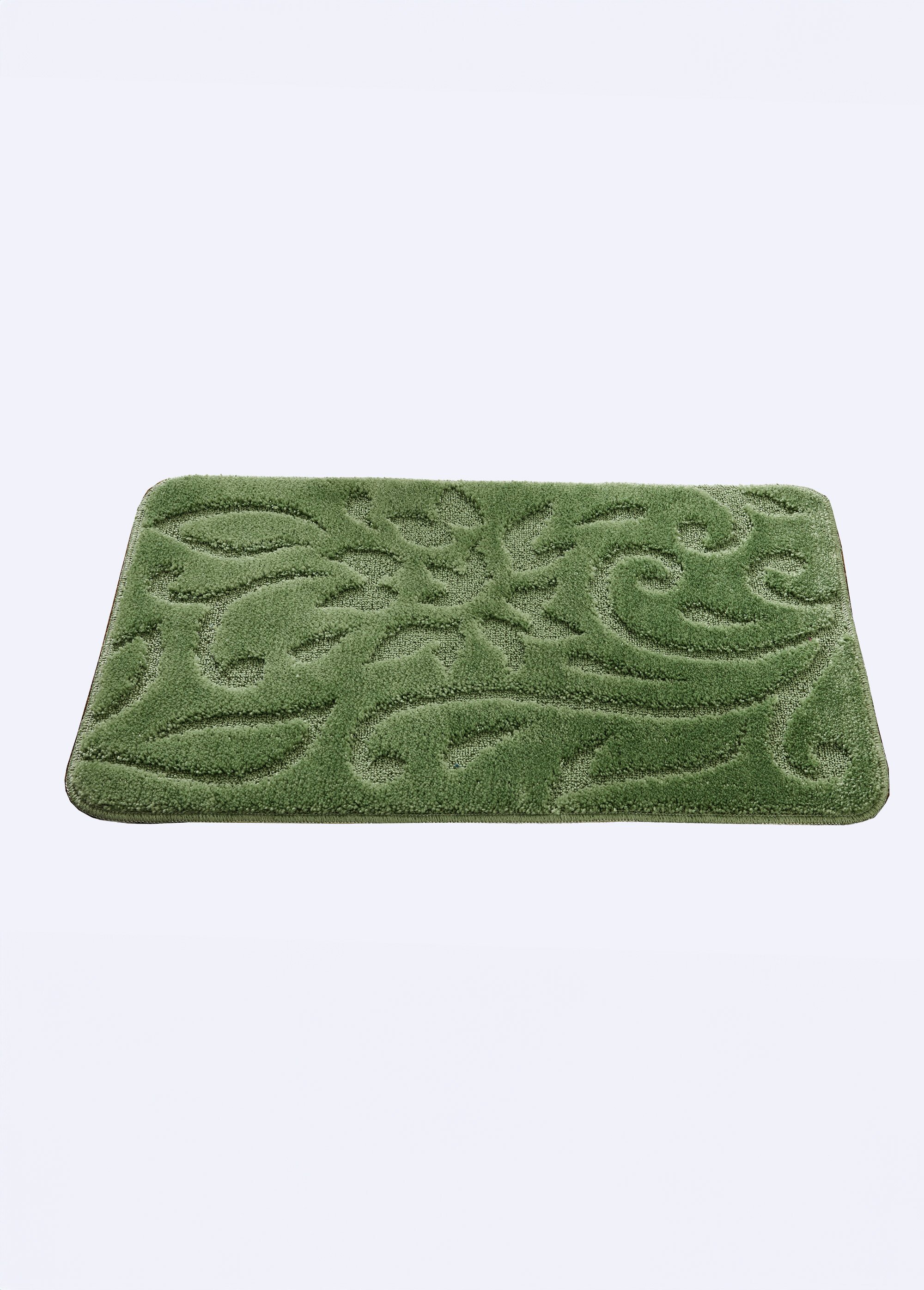 Tapis de bain motif ton sur ton antidérapant