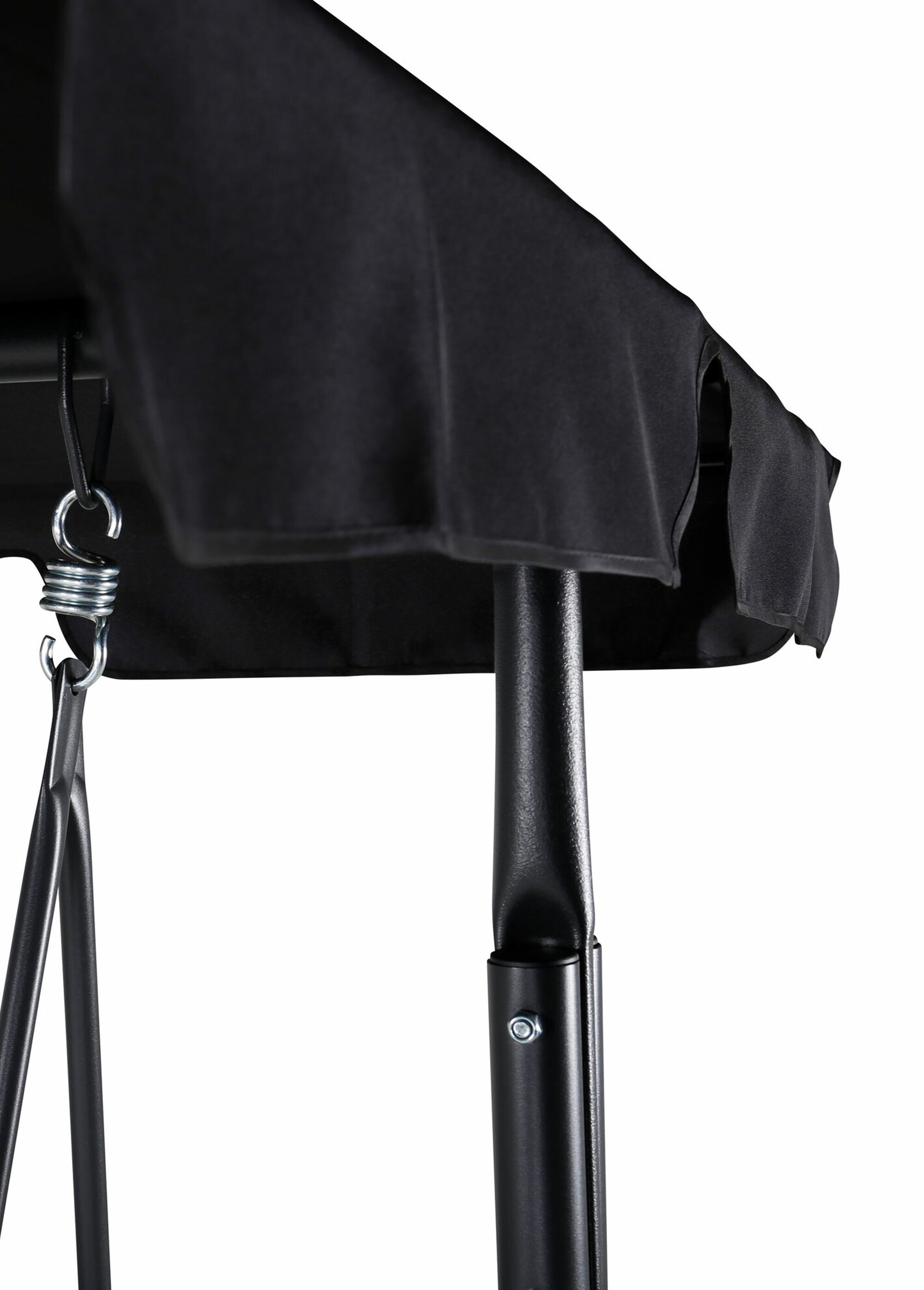 Balancelle canapé design 3 places + toit NOIR VEN-1017-408 DE2