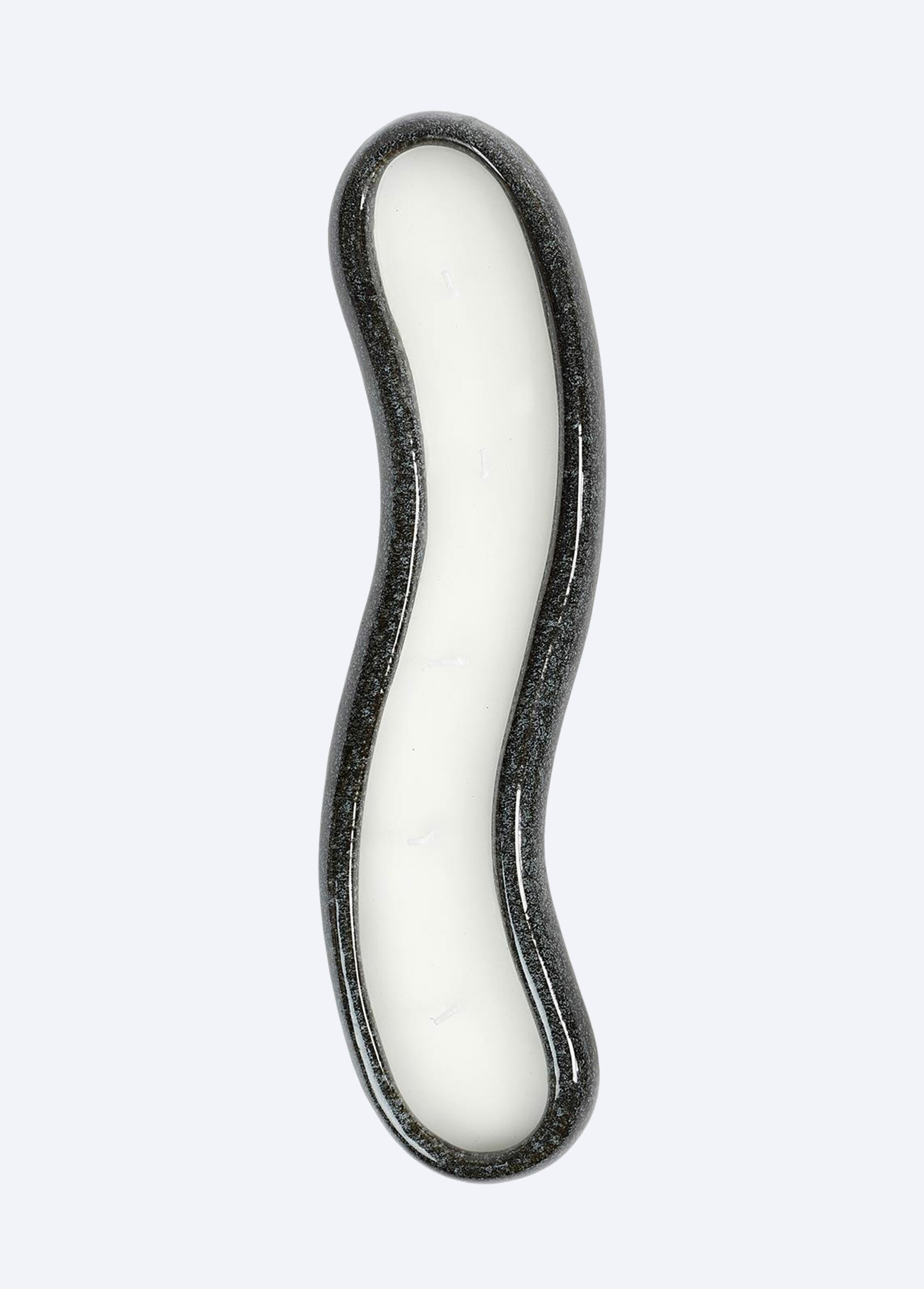 Bougie design en céramique, long 30cm Noir CMP-BO5632 OV1