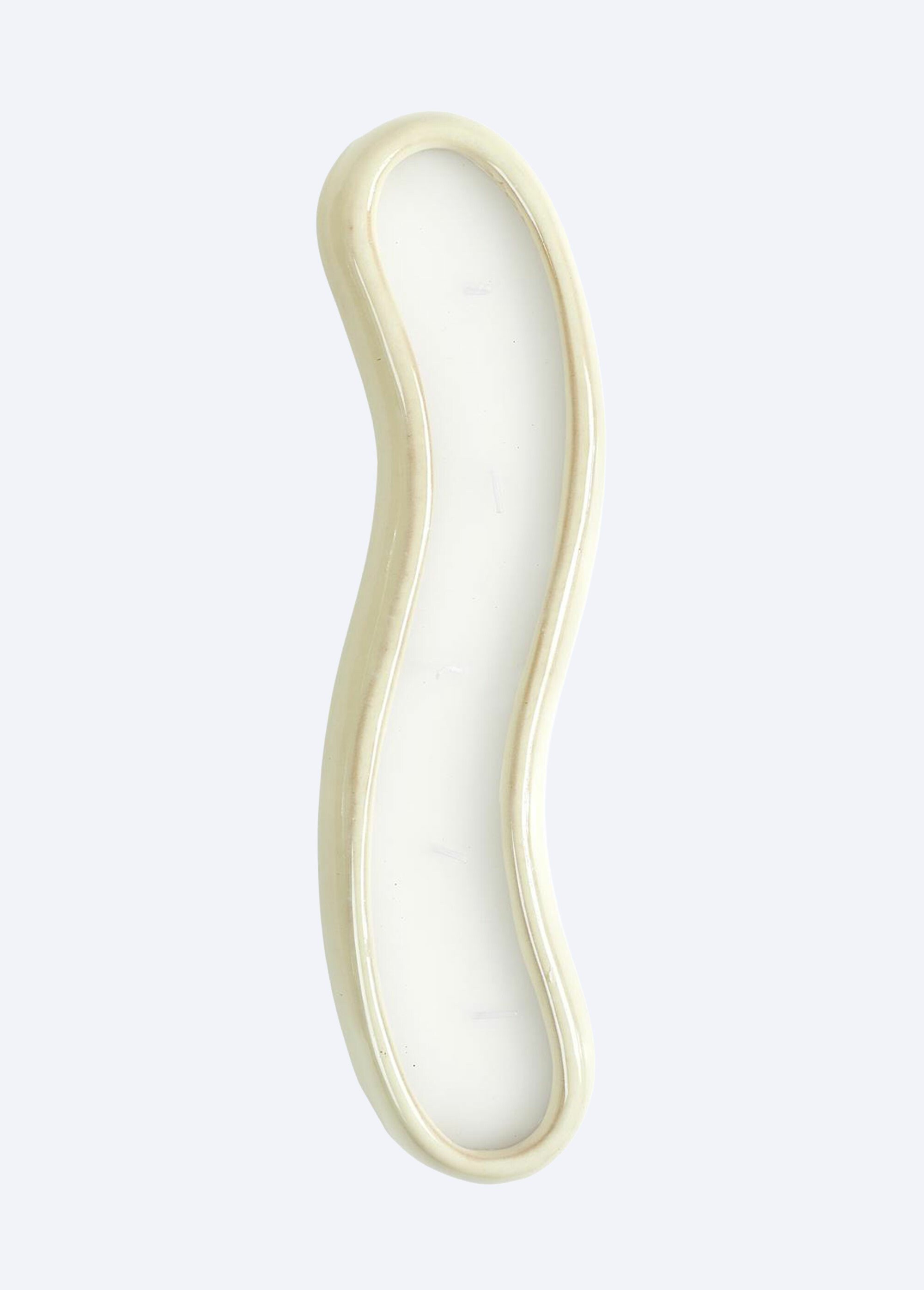 Bougie design en céramique, long 30cm Vert CMP-BO5632 OV1