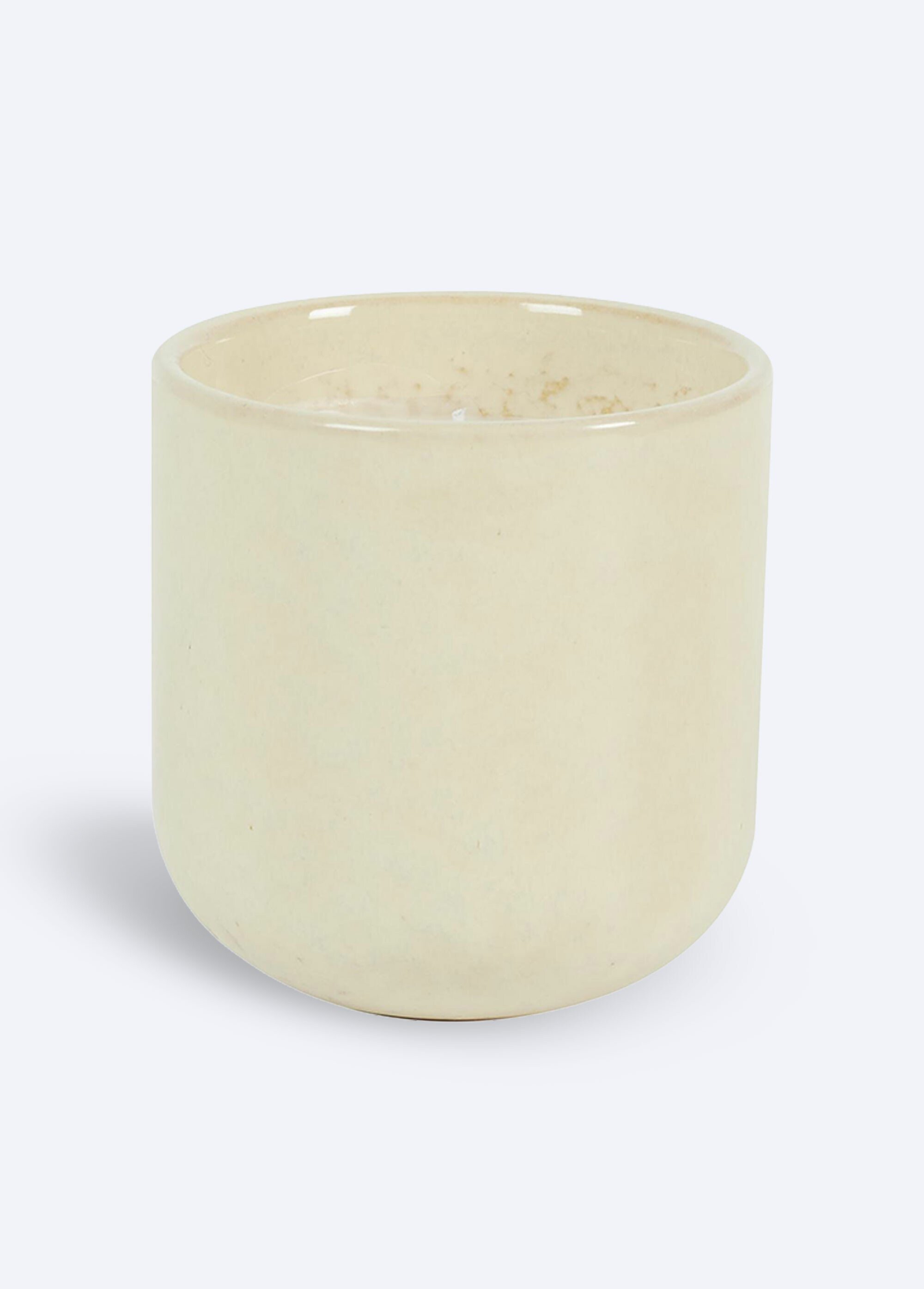 Bougie parfumée pot en céramique, 9cm Vert CMP-BO5629 FA1