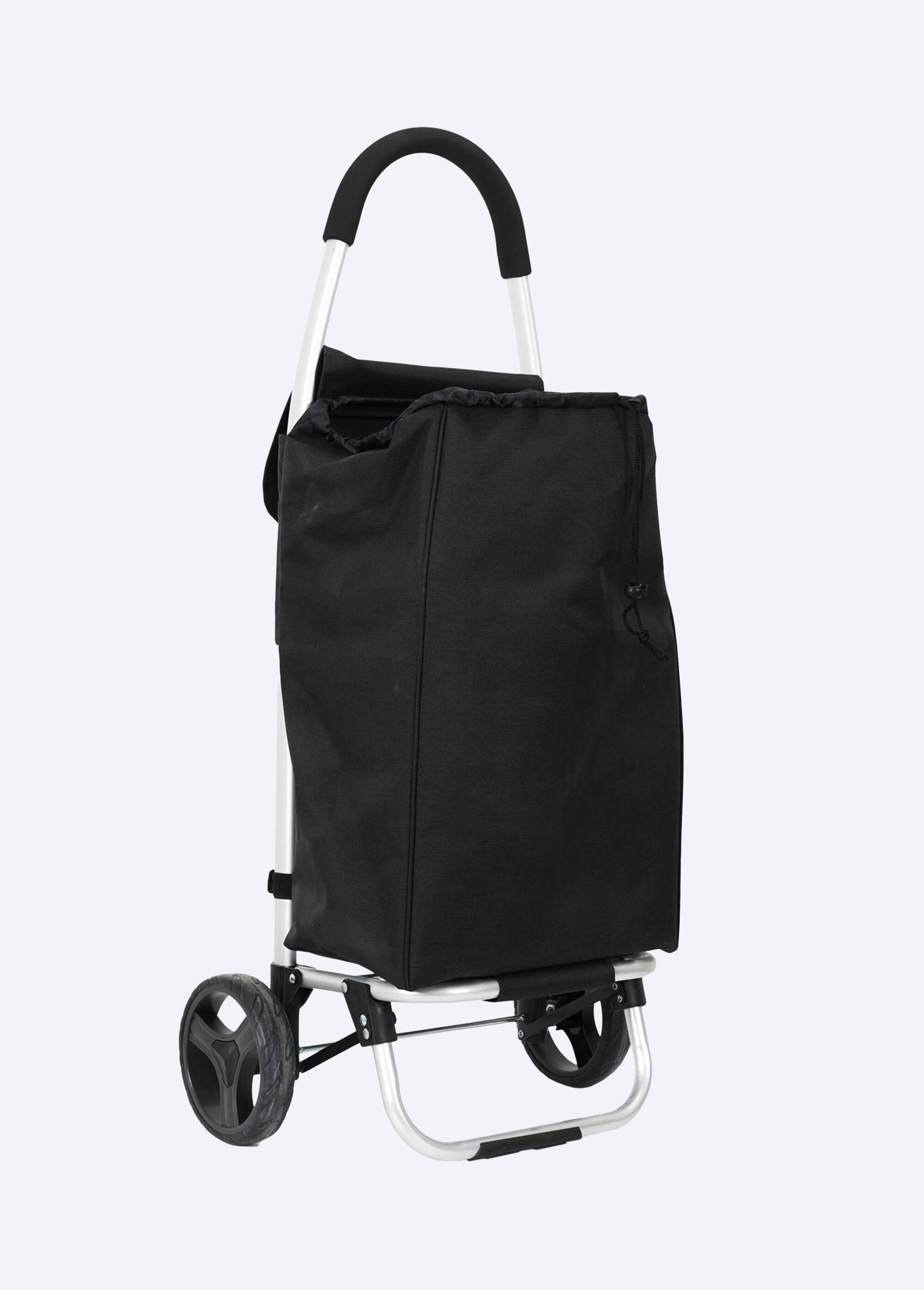 Chariot de shopping déperlant pliable Femme Noir CMP-SH1904 DE1