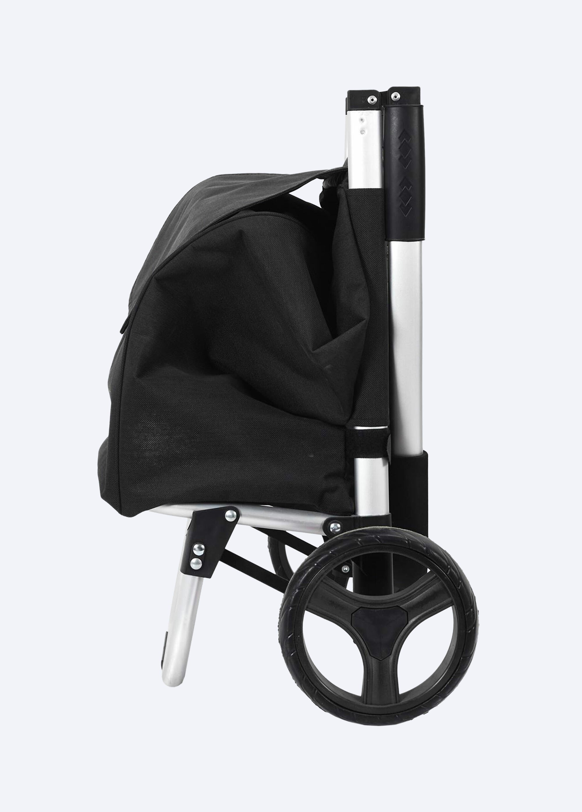 Chariot de shopping déperlant pliable Femme Noir CMP-SH1904 DE2