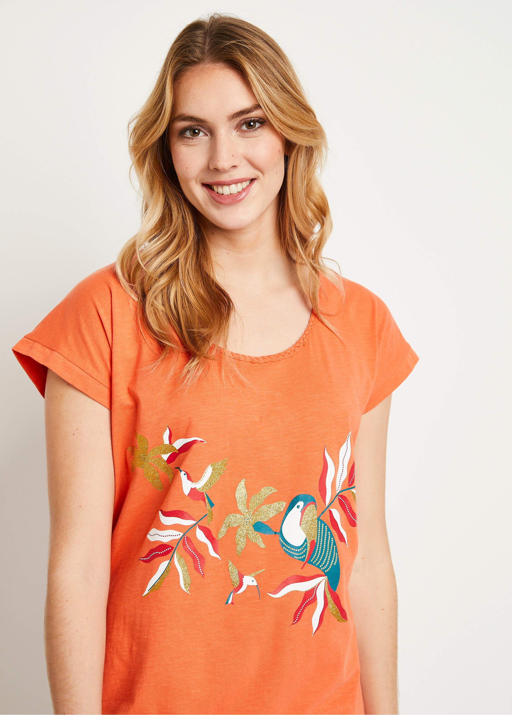 Chemise de nuit courte manches courtes