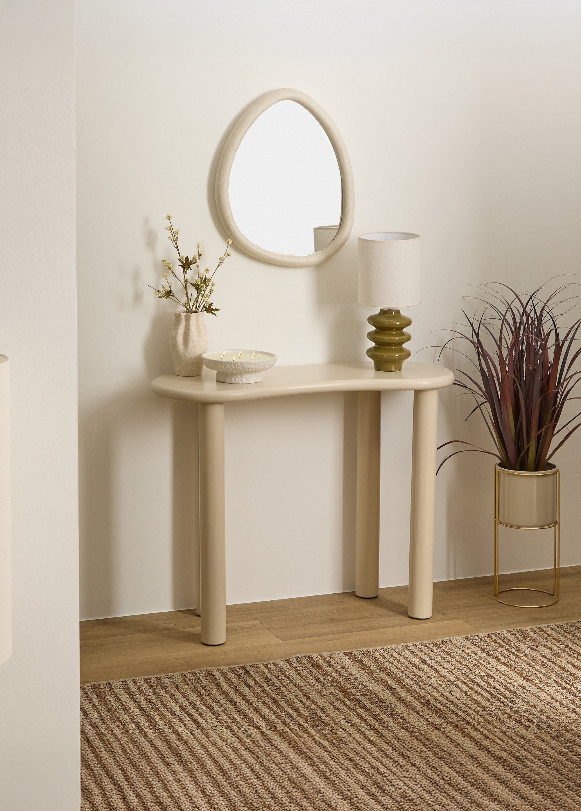 Console de forme organique, Olao BEIGE JJA-206091 SI1