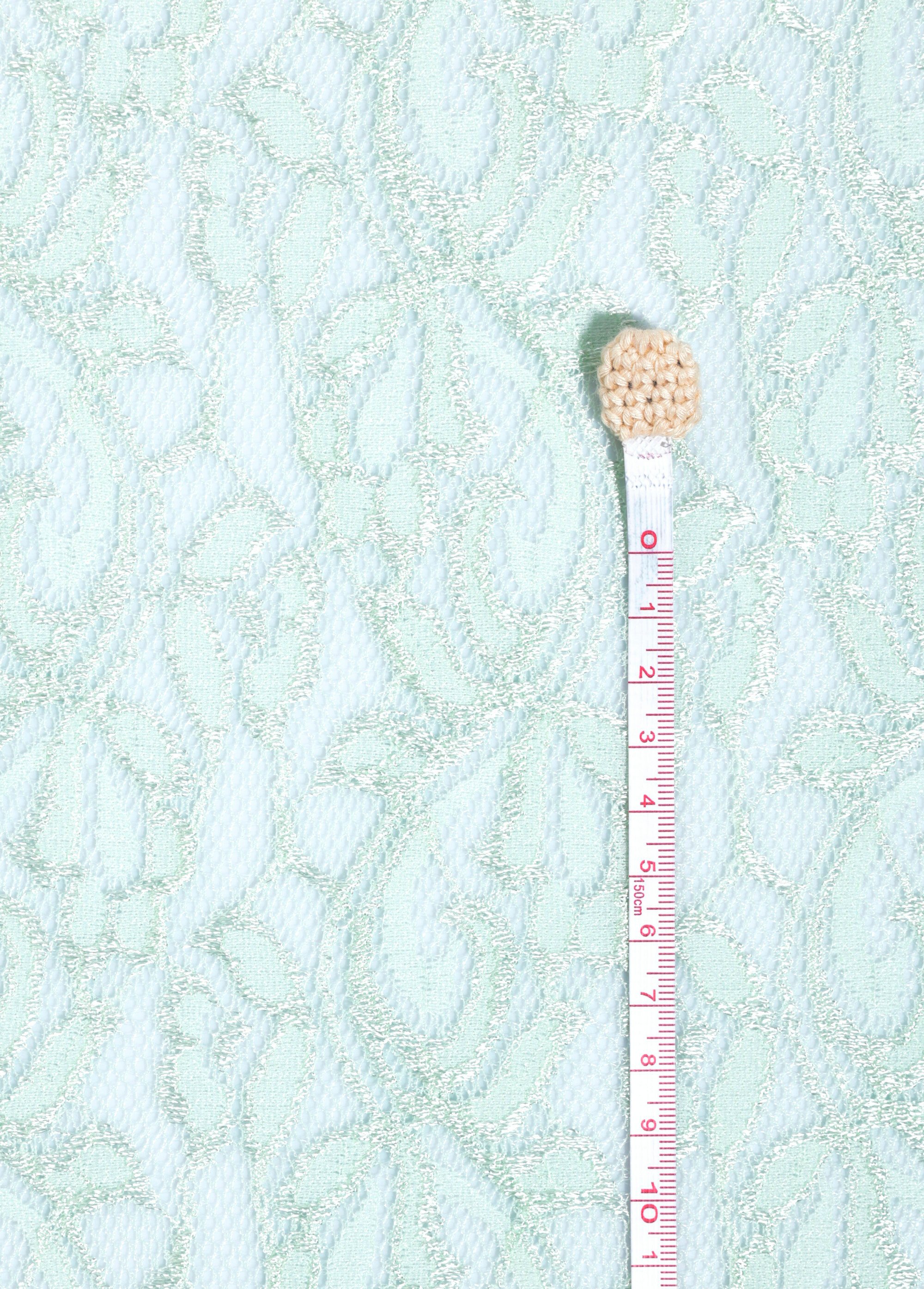 Coupon dentelle fleurie à reflets, 2V