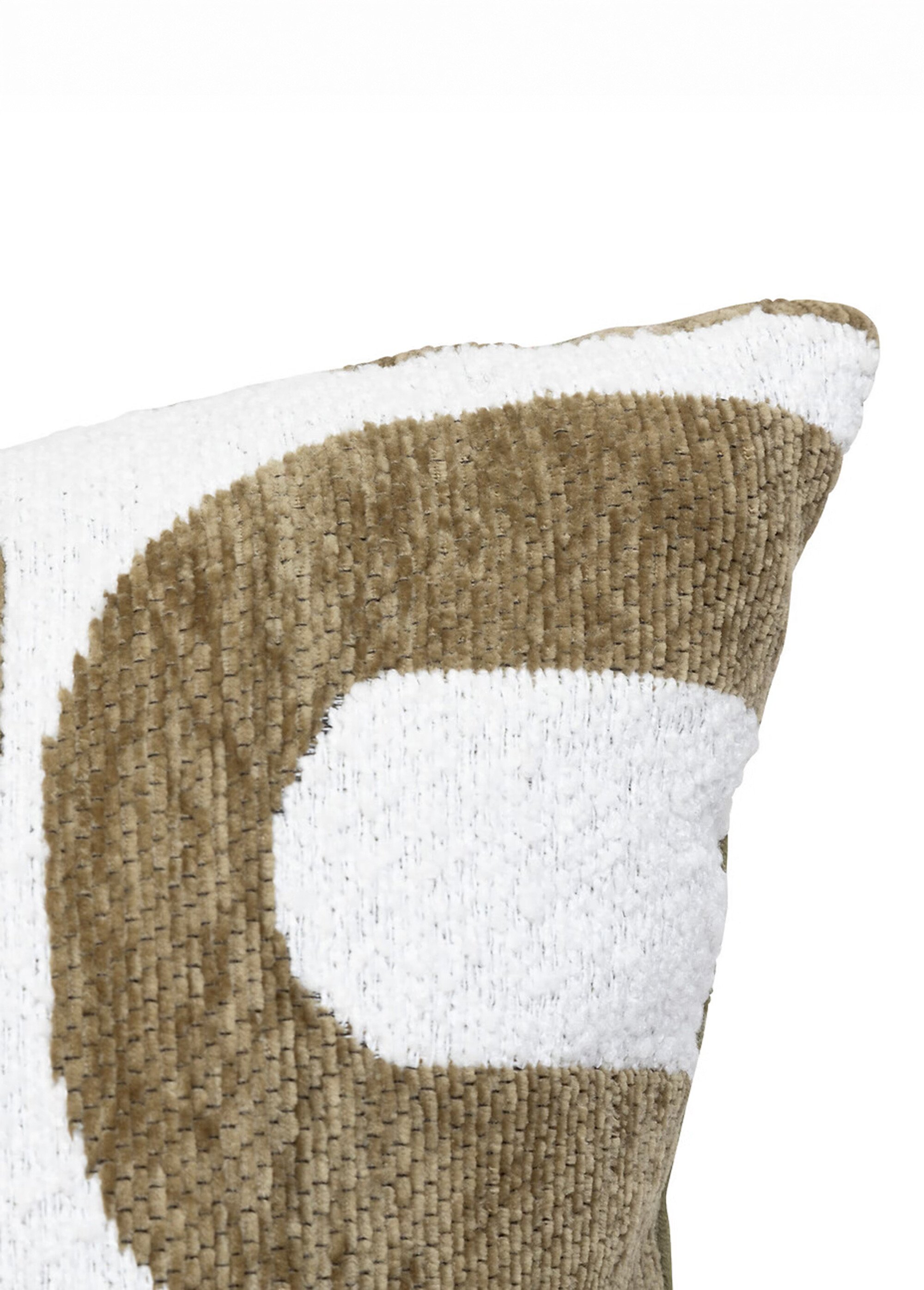 Coussin jacquard chenille, Safina Marron JJA-204484B DE2