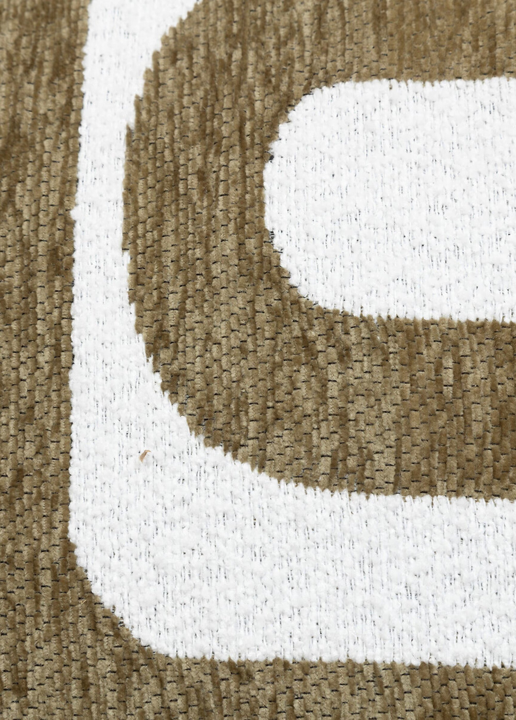 Coussin jacquard chenille, Safina Marron JJA-204484B DE3