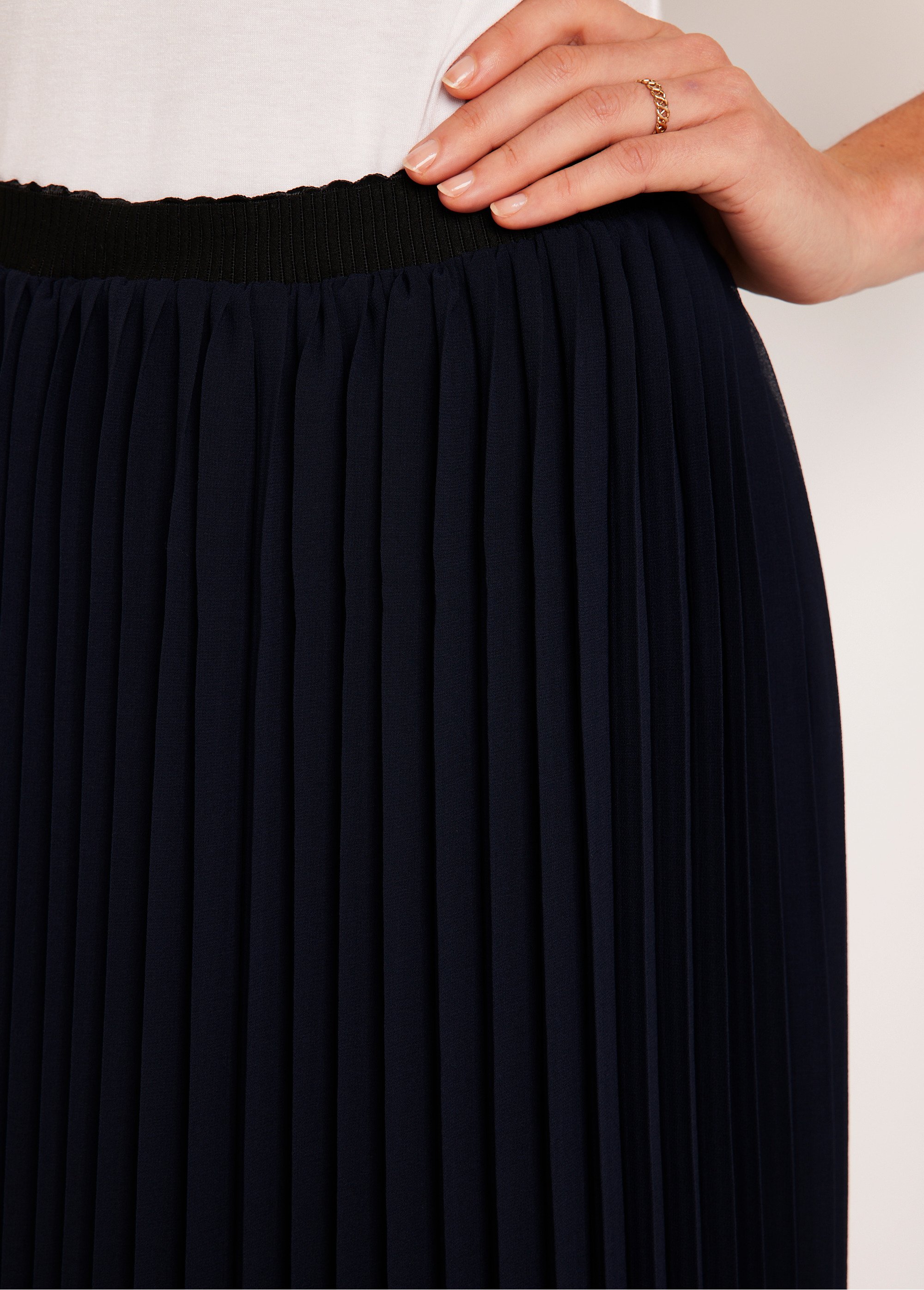 Jupes plissées - Tailles standard - Gris