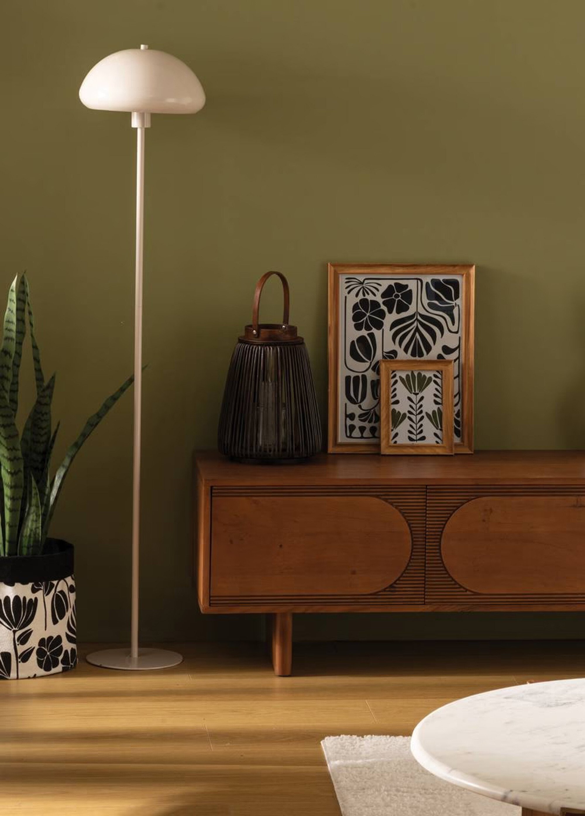 Lampadaire design en acier, Savio BLANC JJA-205952 SI2