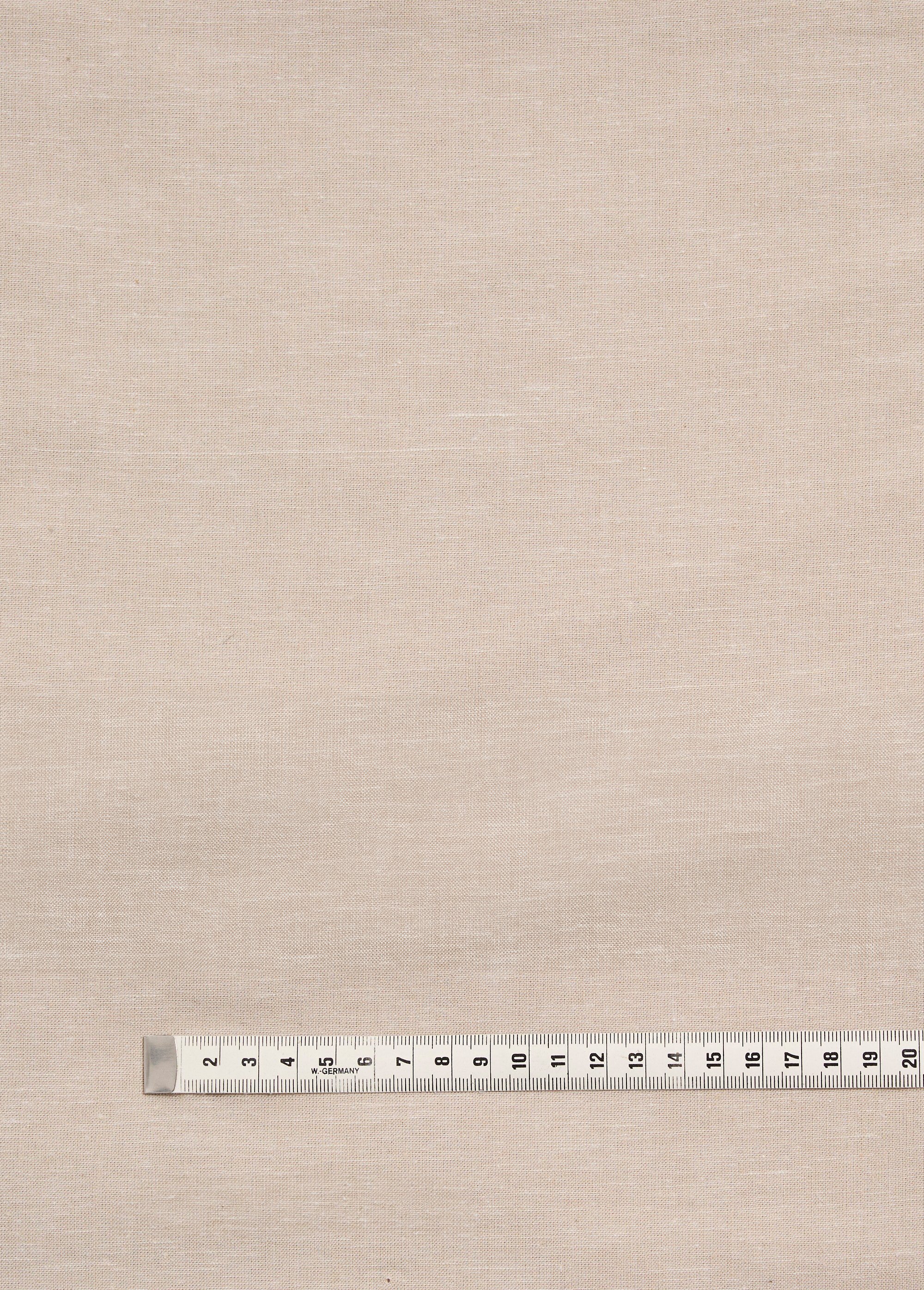 Coupon de tissu en coton, aspect lin