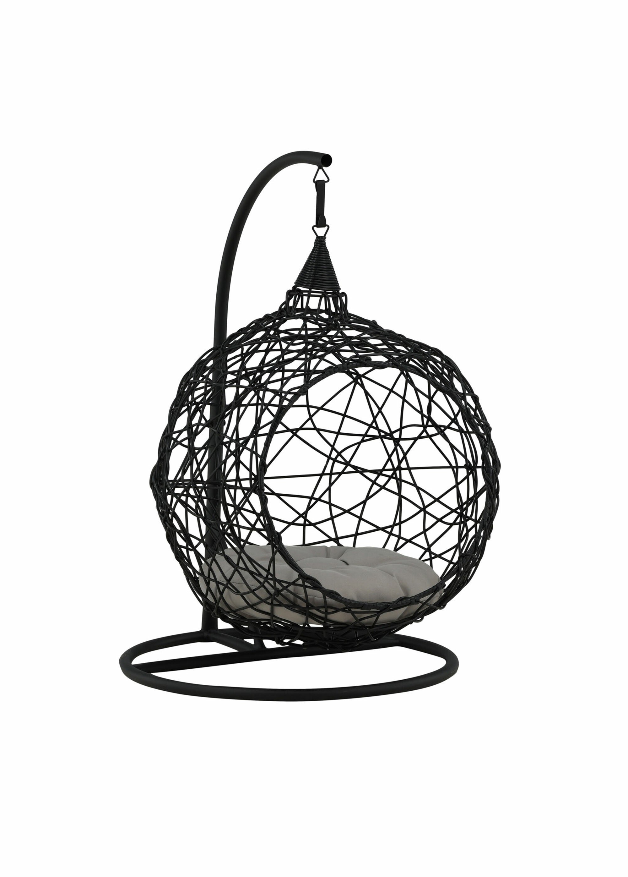 Mini fauteuil suspendu tressé + coussin