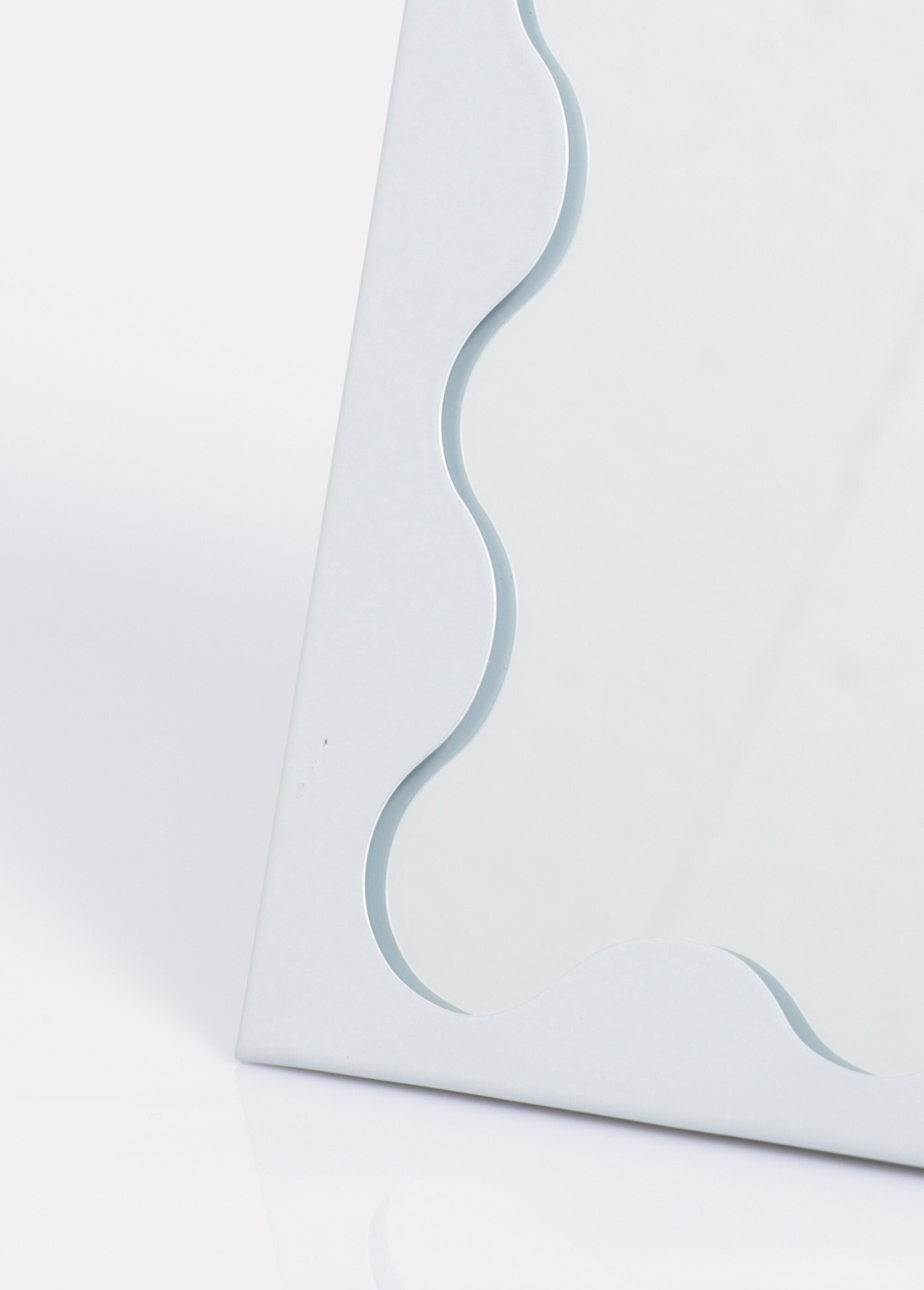 Miroir à poser en métal Blanc KP-NB1422200 DE2