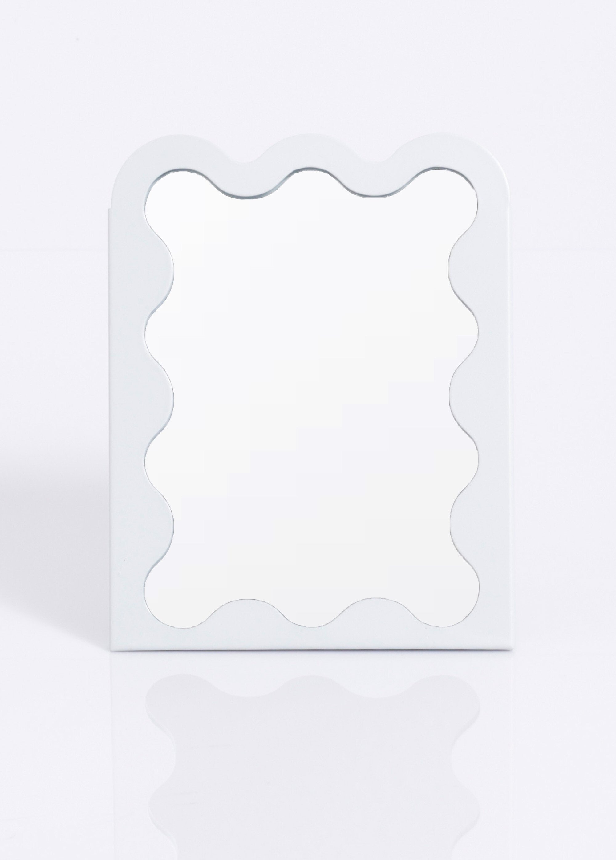 Miroir à poser en métal Blanc KP-NB1422200 FA1