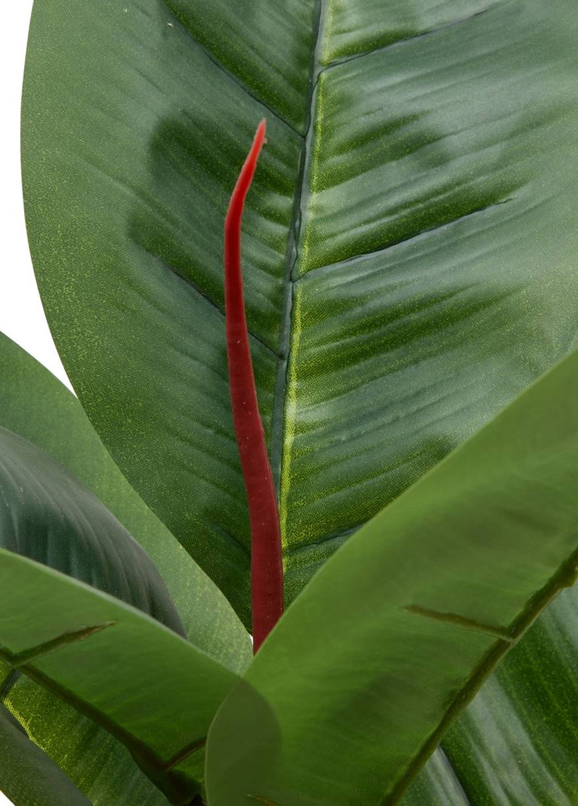 Plante artificielle Ficus robusta + pot Vert JJA-210134 DE2