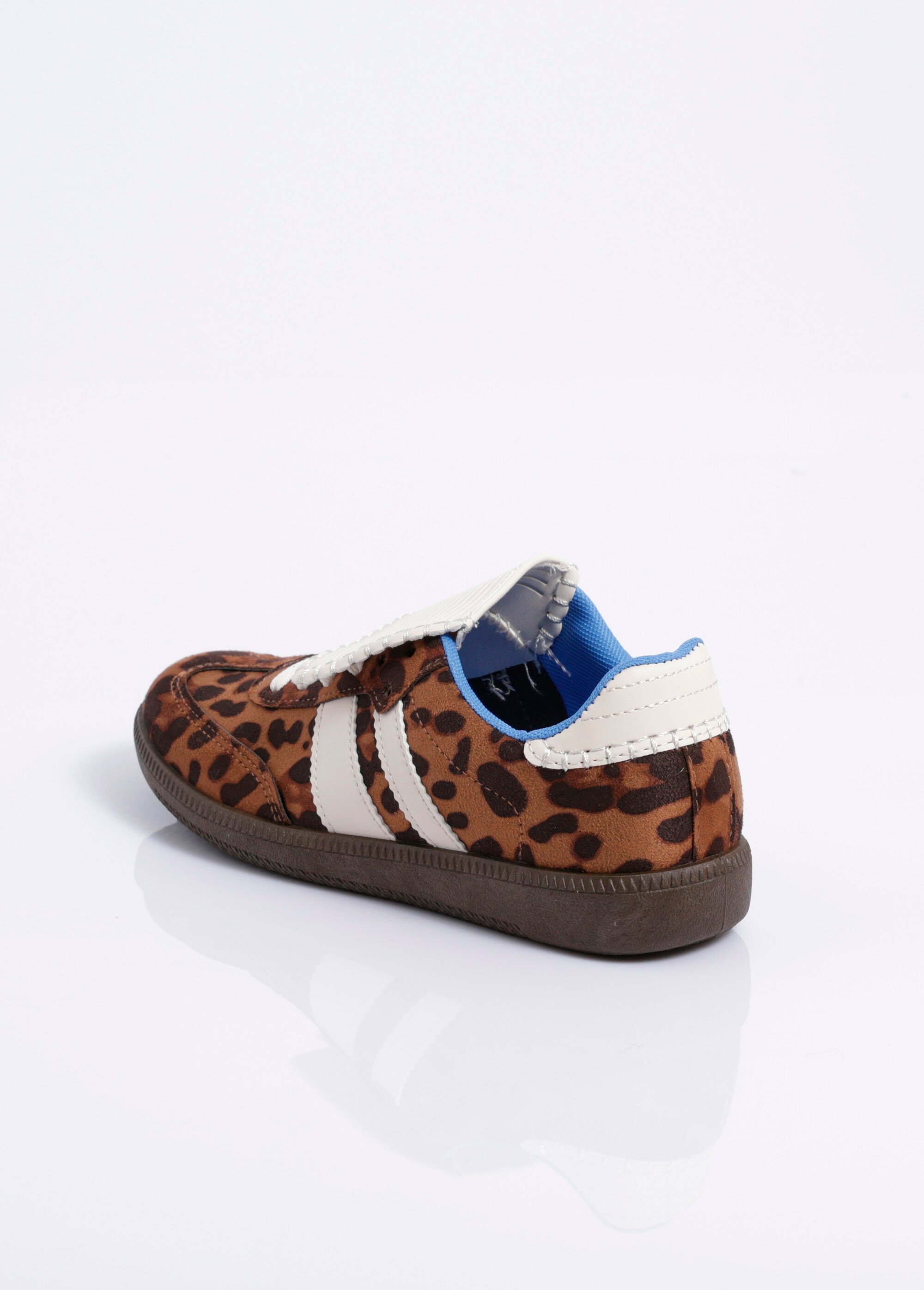 Sneakers avec languette inspiration rétro Femme LEOPARD JOIB-6609 DO1