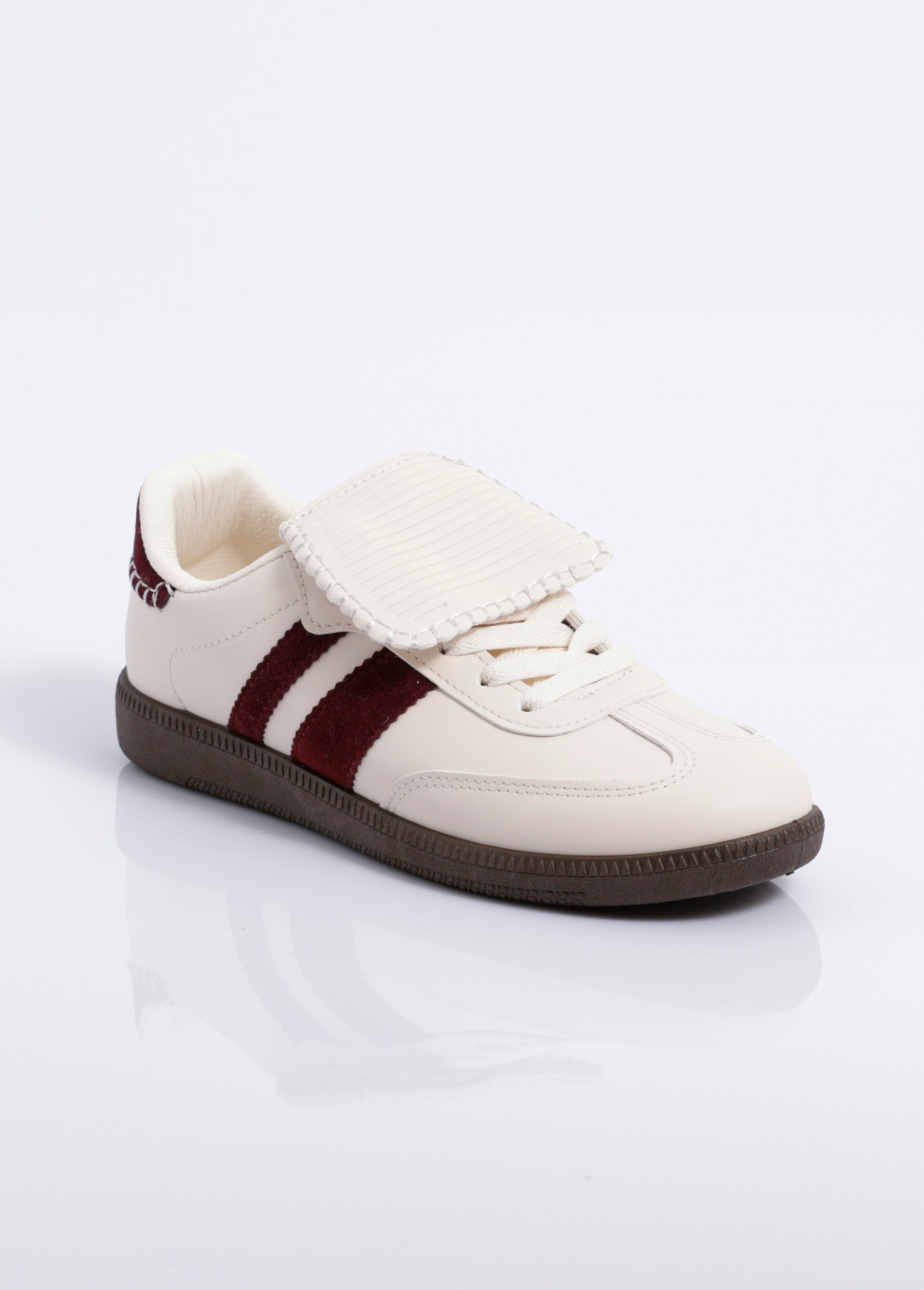 Sneakers avec languette inspiration rétro