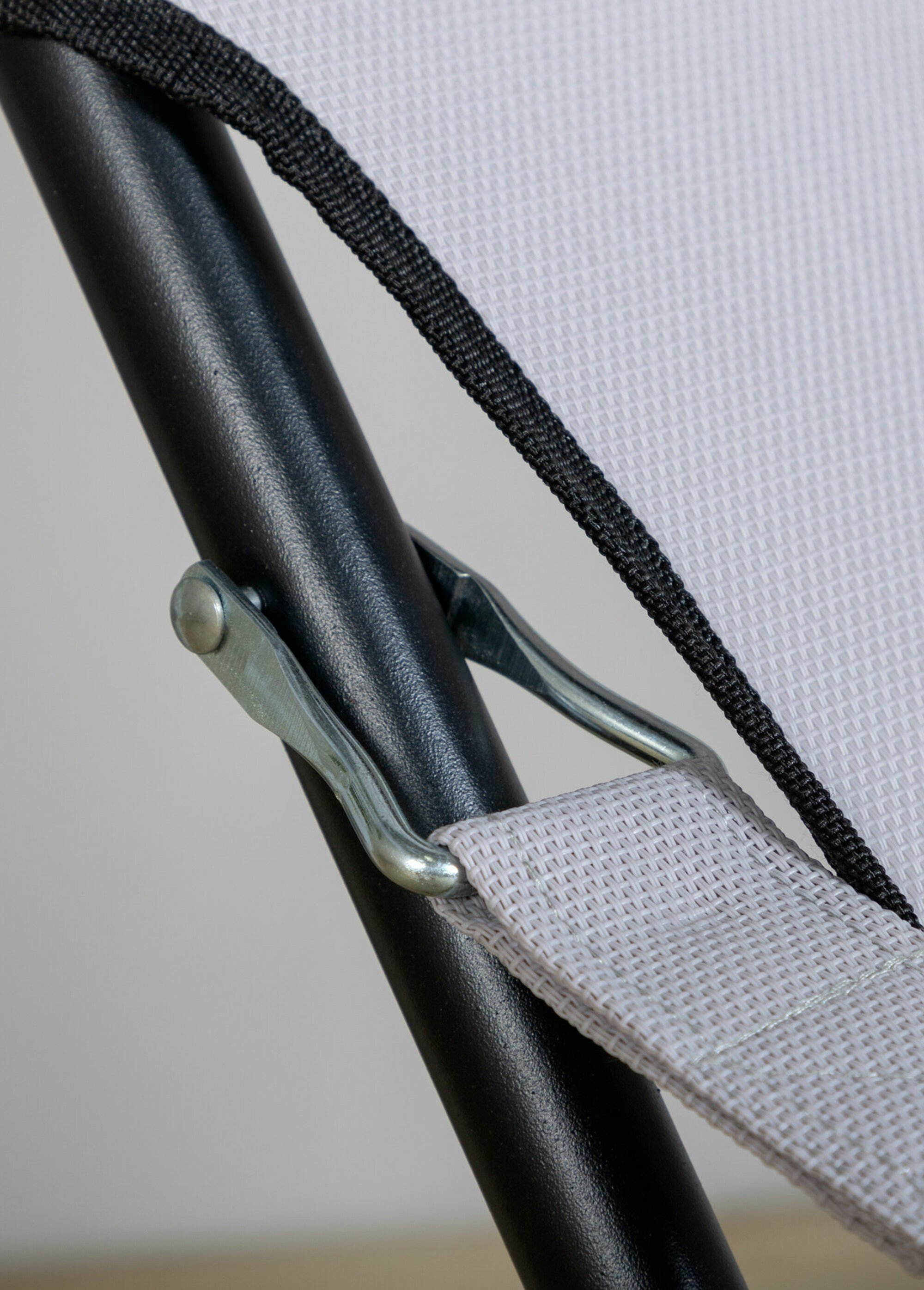 Transat avec coussin, structure acier GRIS VEN-1013-404 DE3