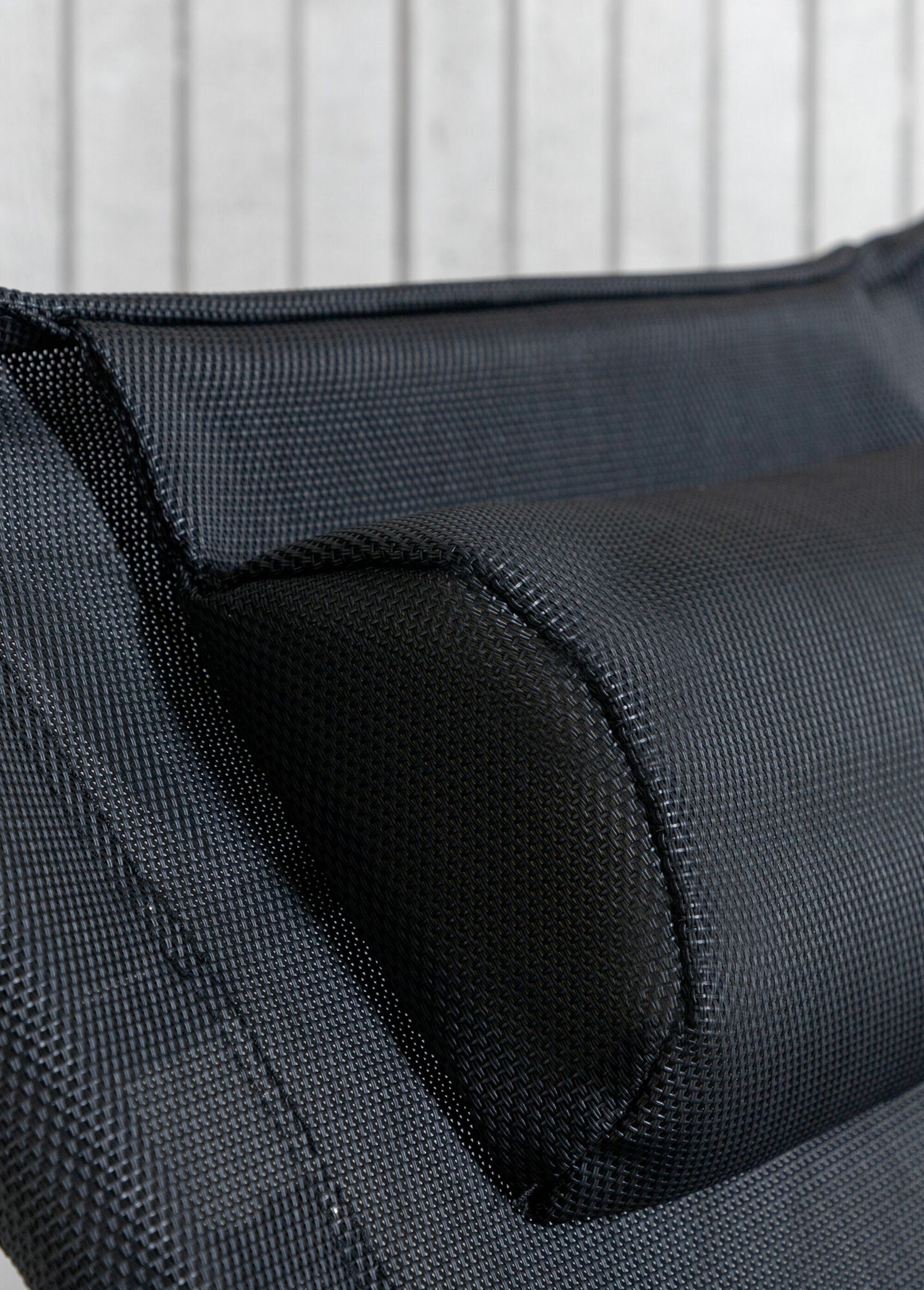 Transat avec coussin, structure acier