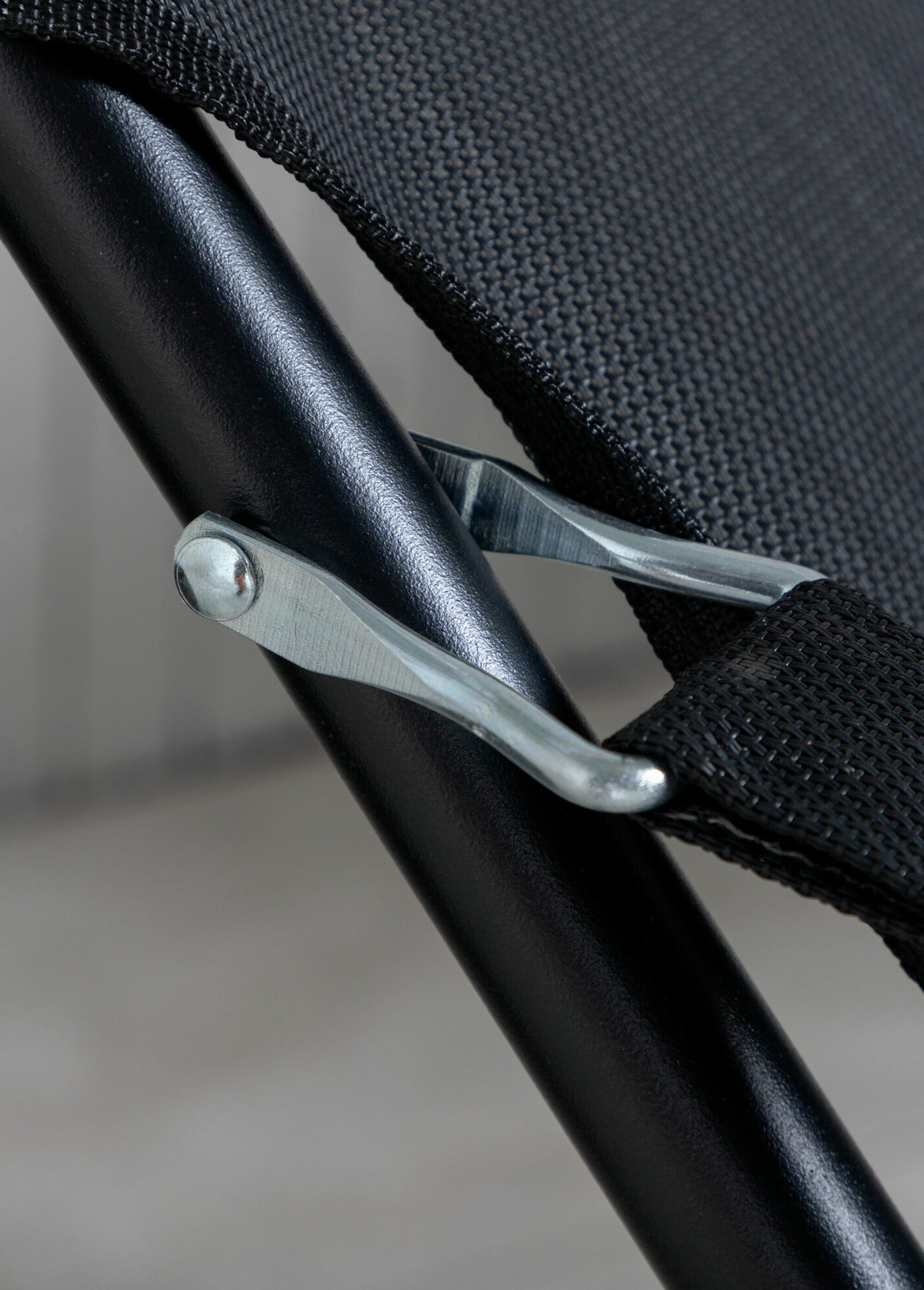 Transat avec coussin, structure acier NOIR VEN-1013-404 DE2