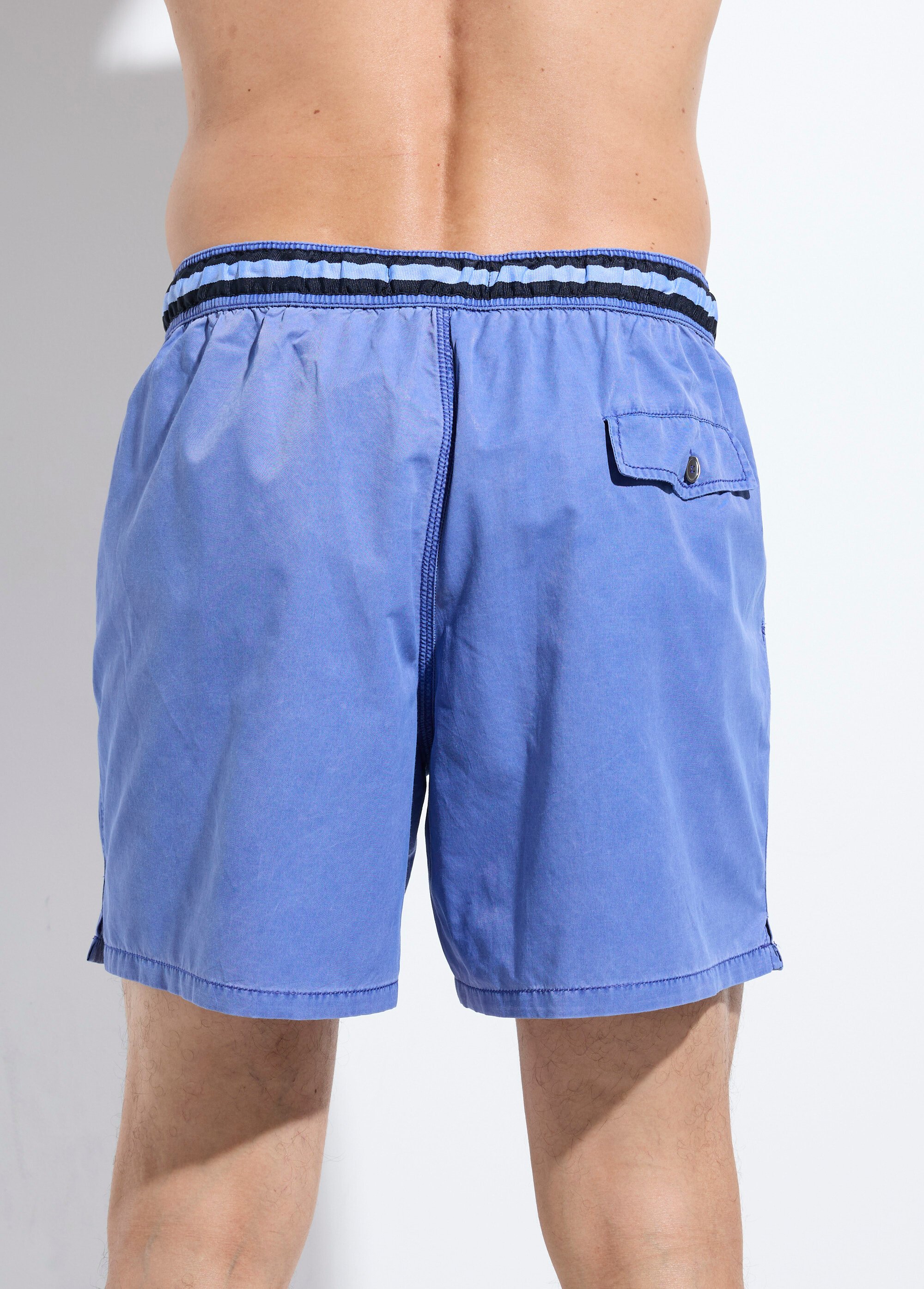 Boxer de bain avec uni taille élastiquée