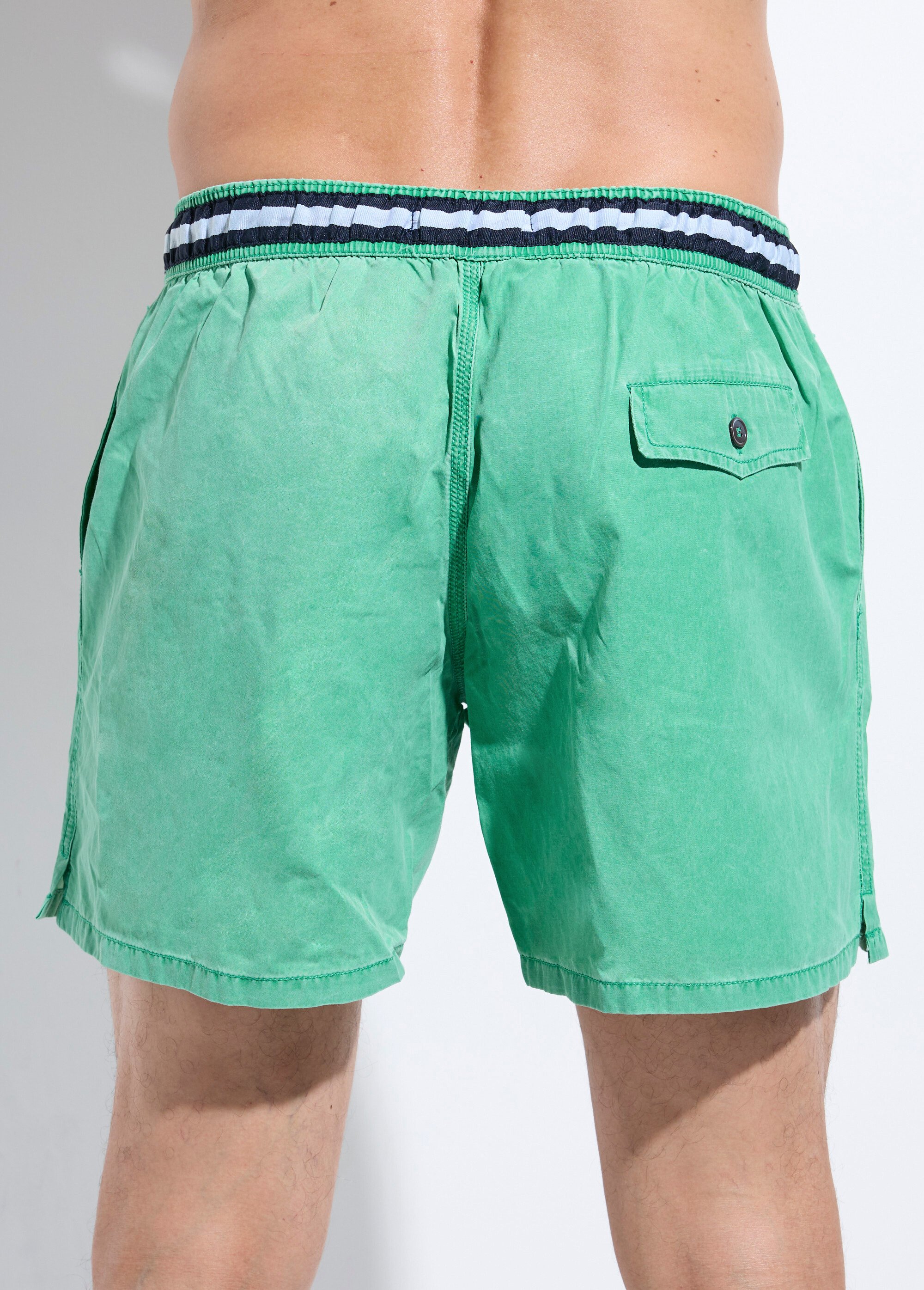 Boxer de bain avec uni taille élastiquée