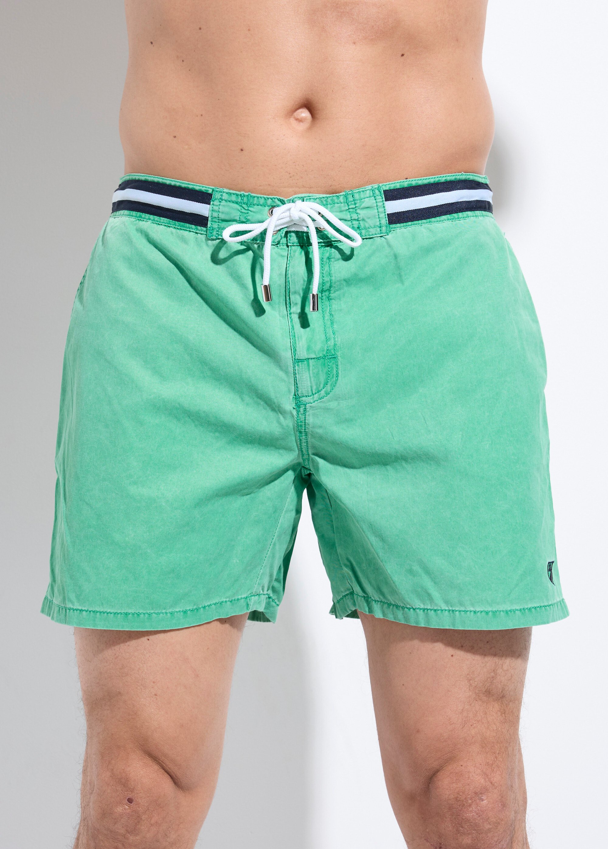 Boxer de bain avec uni taille élastiquée