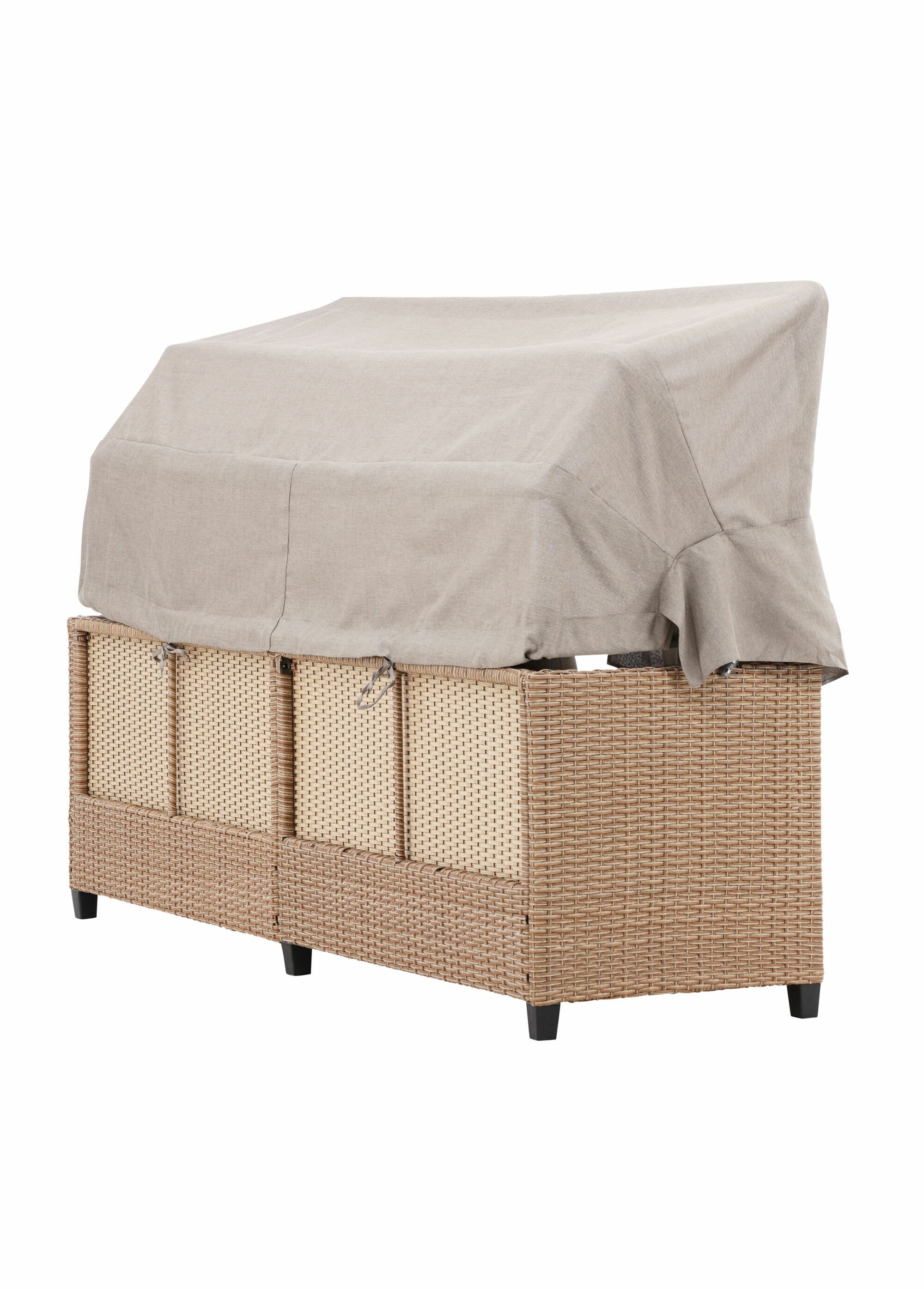 Canapé 4 places outdoor + toit ajustable