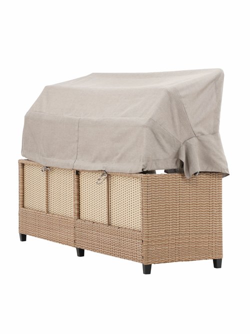 Canapé 4 places outdoor + toit ajustable BEIGE VEN-2067-222 DO1