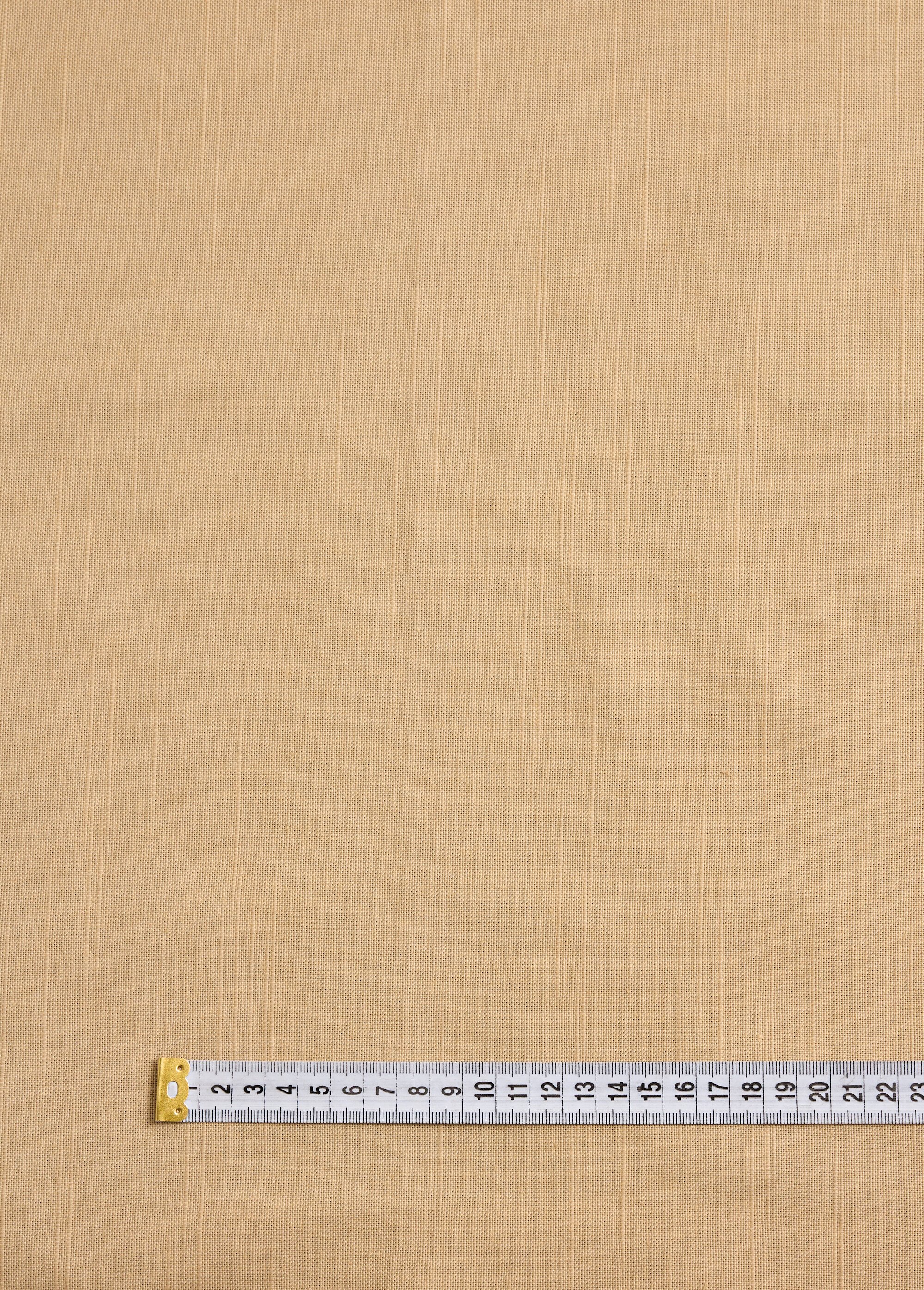 Coupon tissu déco bachette coton 2 x 1,5m MARRON COT113751 DE1