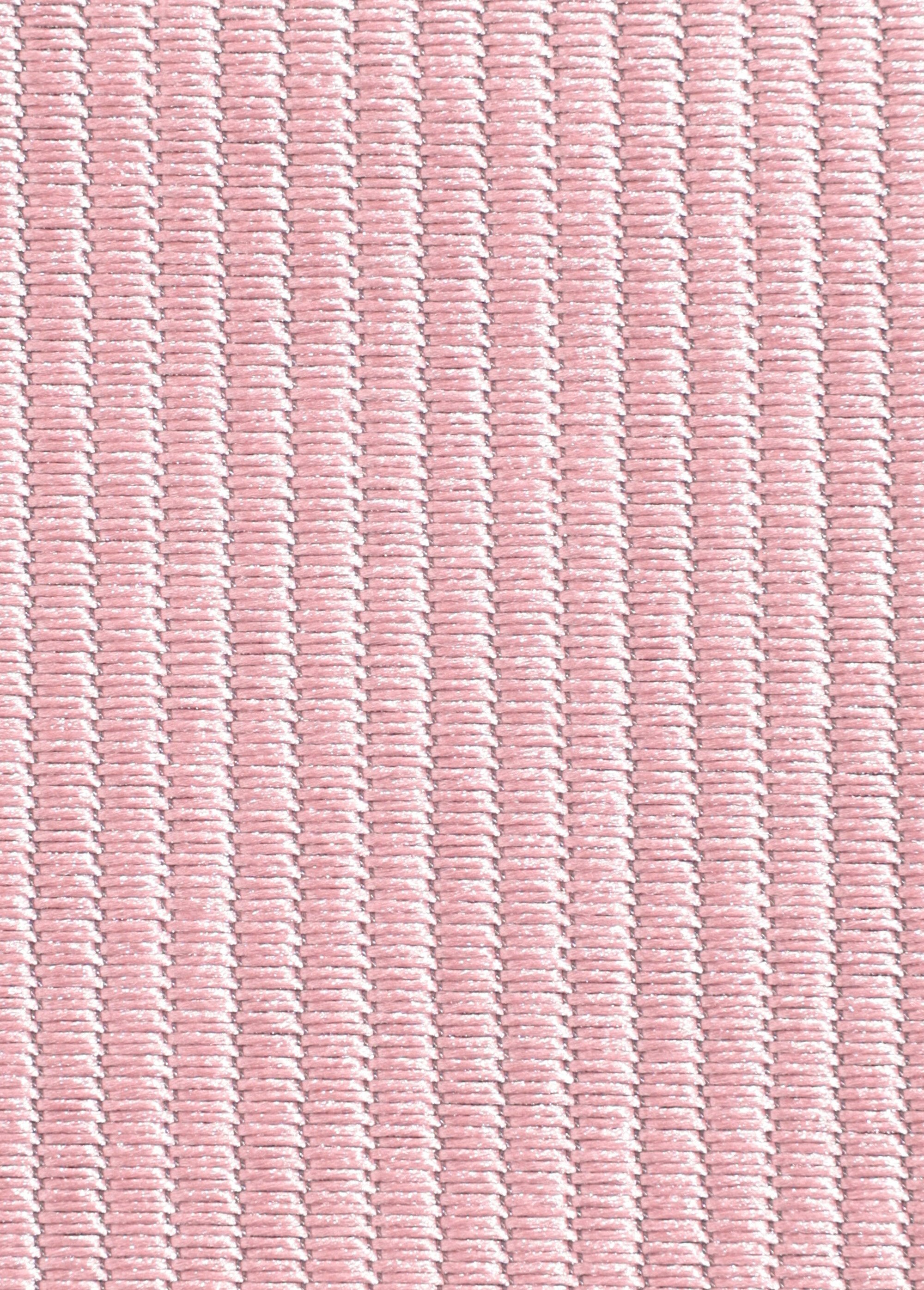 Coupon tissu, satin milleraies ROSE COT148566 DE2