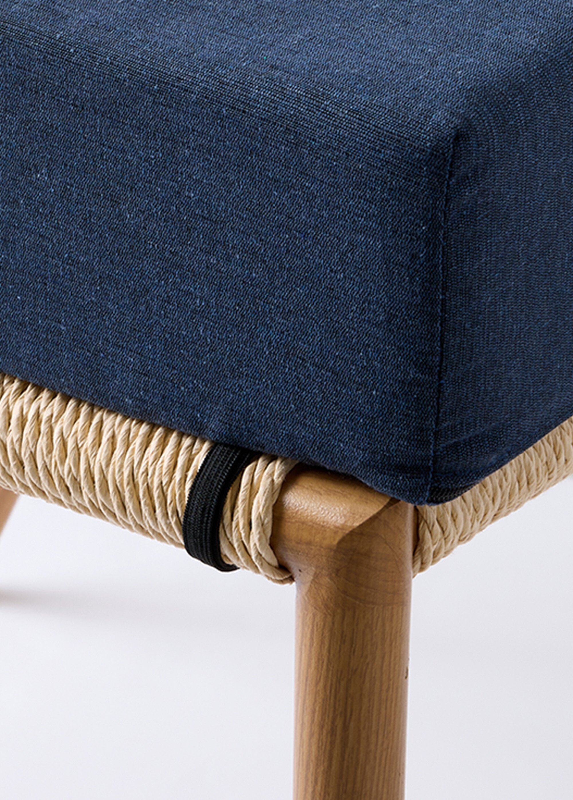 Coussin rehausseur de chaise déhoussable Bleu ROLANDO DE1