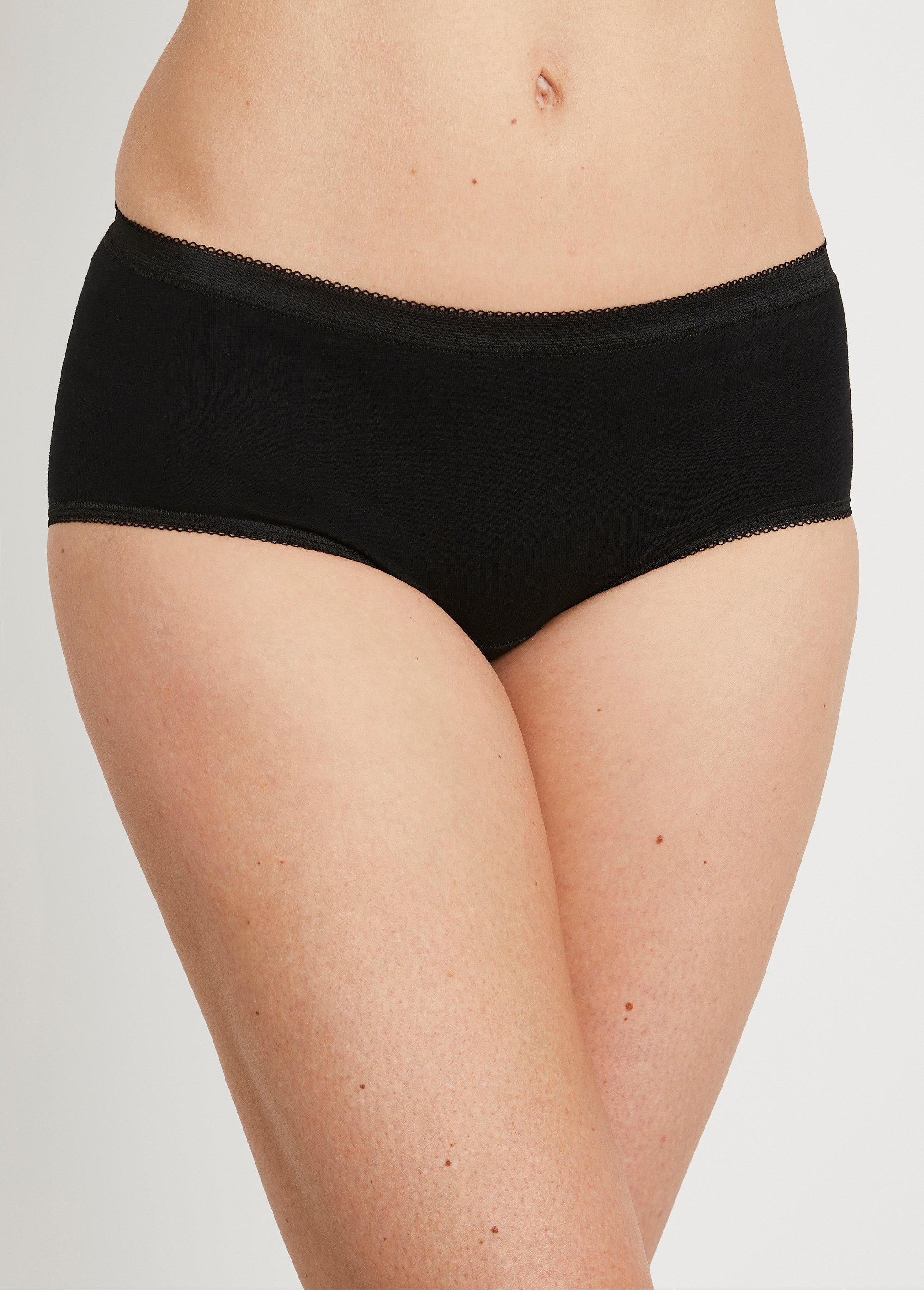 Culotte taille normale galbante coton