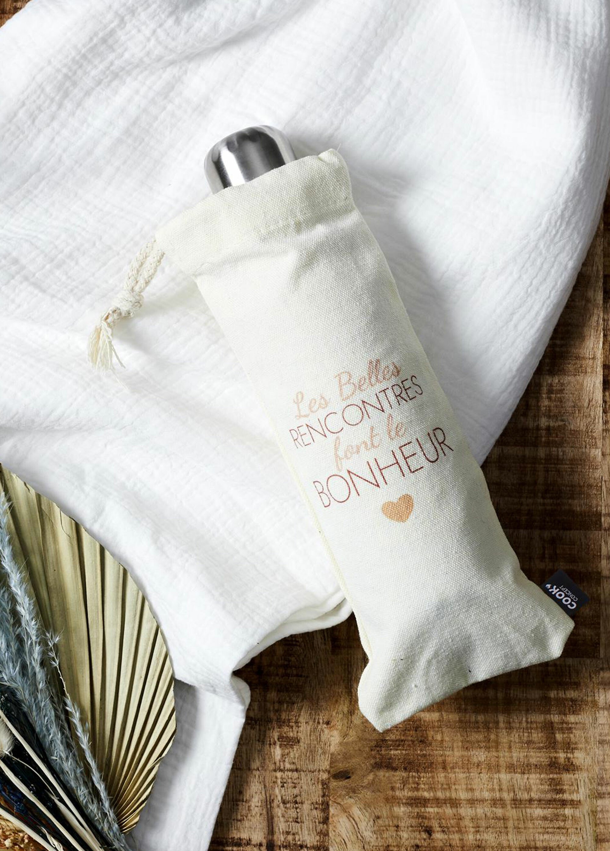 Gourde isotherme inox décor pastel Vert CMP-KA0039 SI1