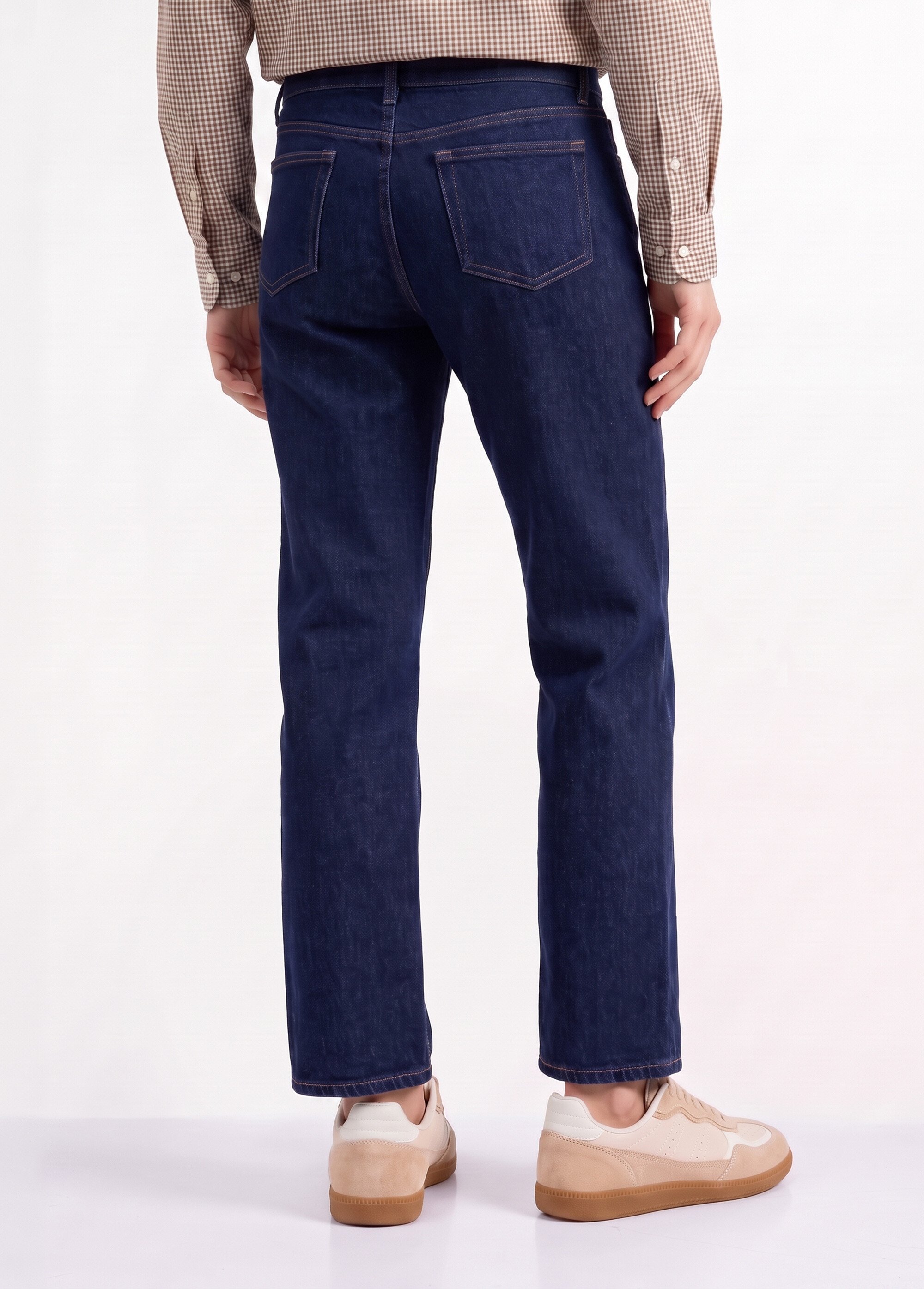 Jean 5 poches cigarette, spécial PETITE Femme Bleu OR-JD605 DO1