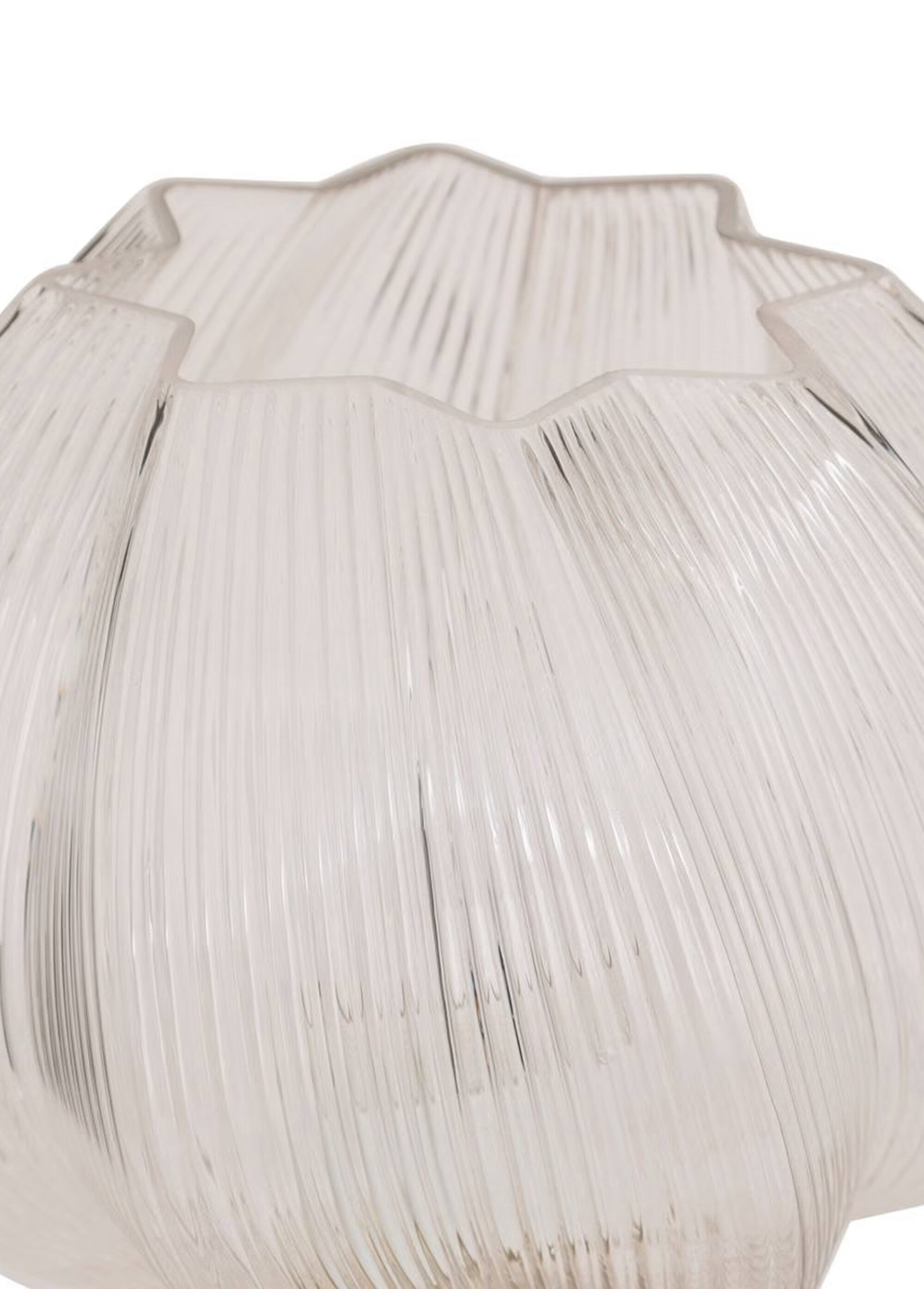 Lampe à poser abat jour tulipe en verre BEIGE JJA-210349A DE1