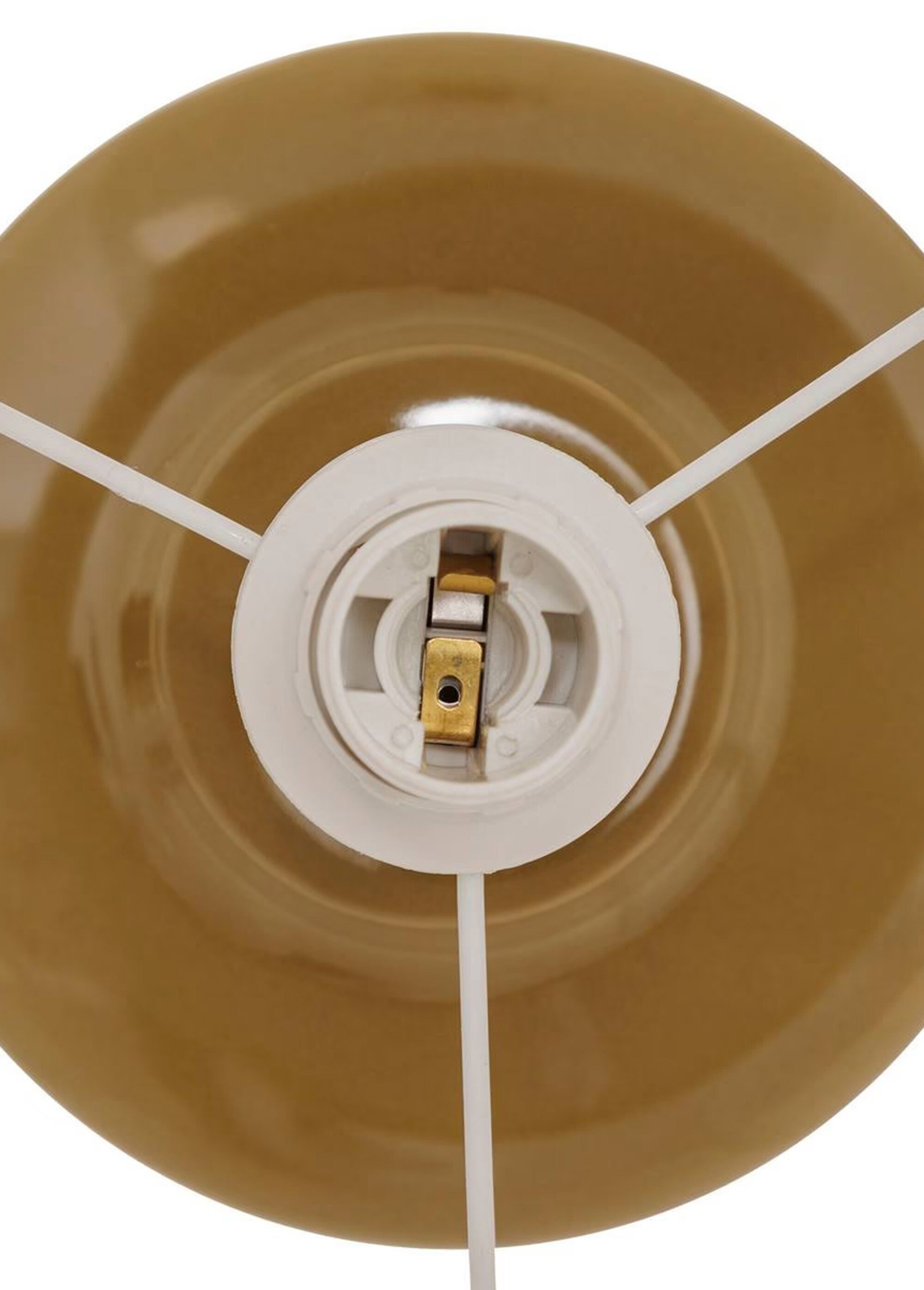 Lampe à poser pied torsadé céramique VERT JJA-210386B DE2