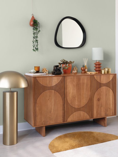 Lampe à poser pied torsadé céramique ORANGE JJA-210386B SI1