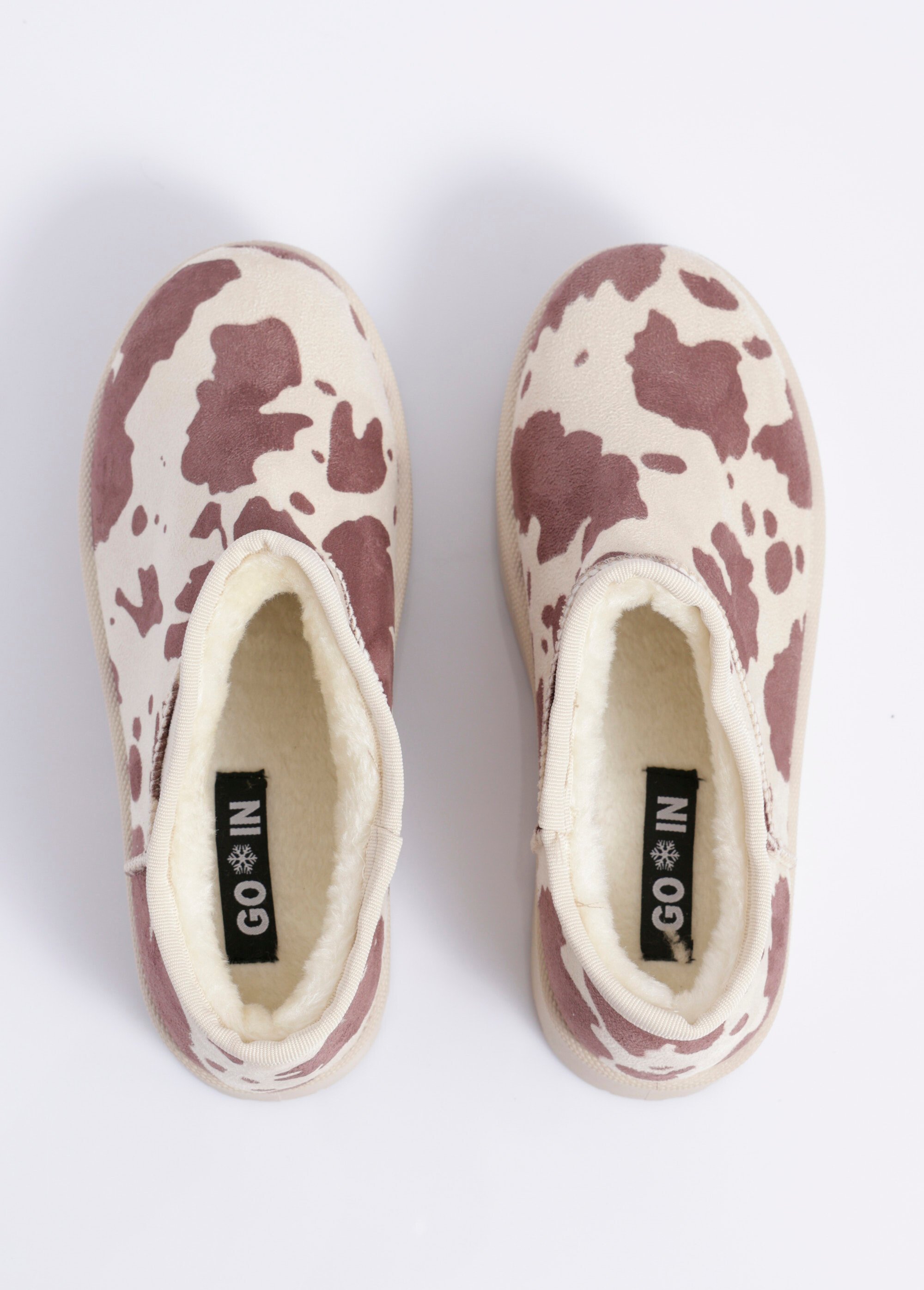 Low boots plateforme en suédine fourrées Femme IMP VACHE JANW2505 OV1