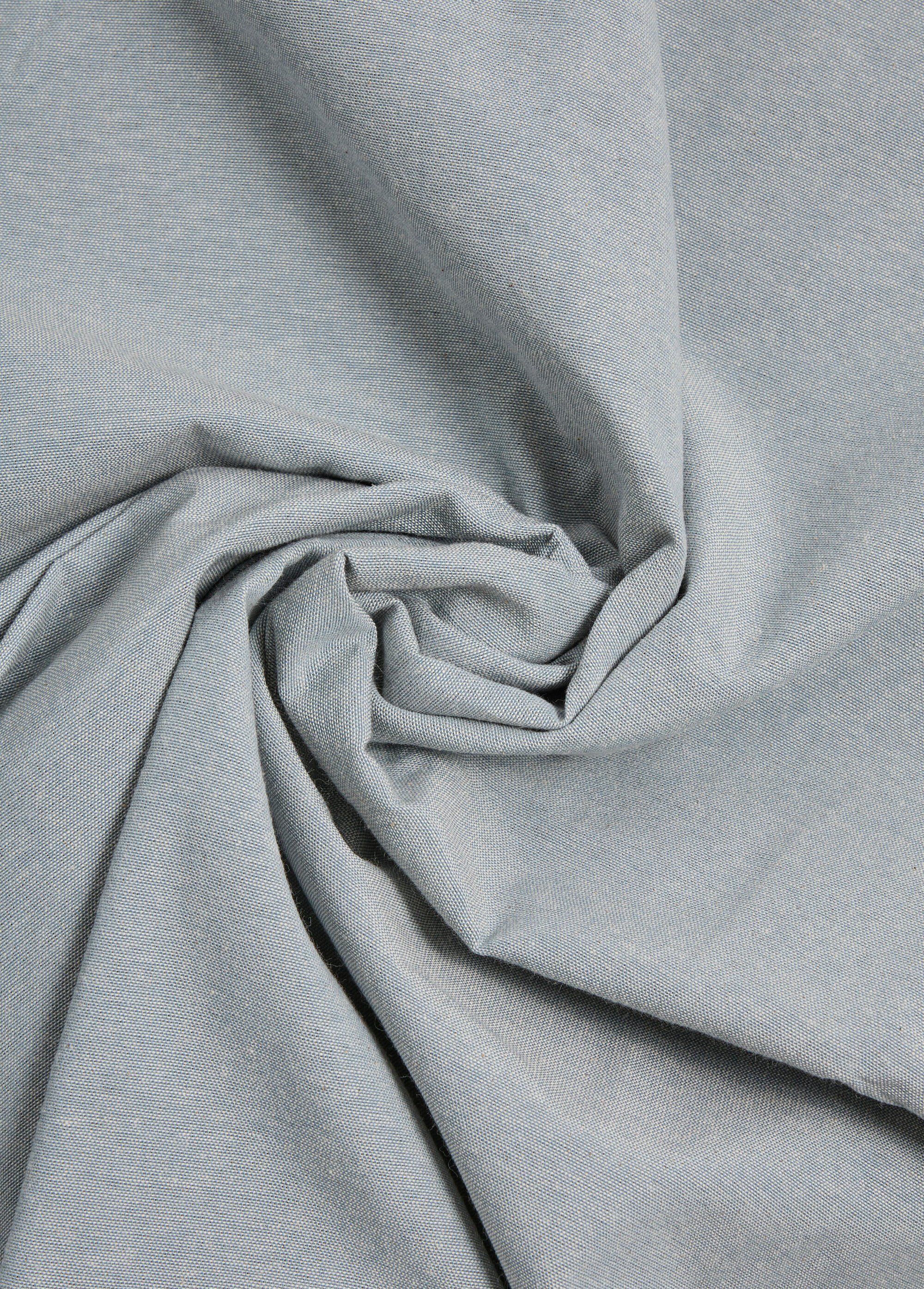 Coupon tissu coton épais style chambray
