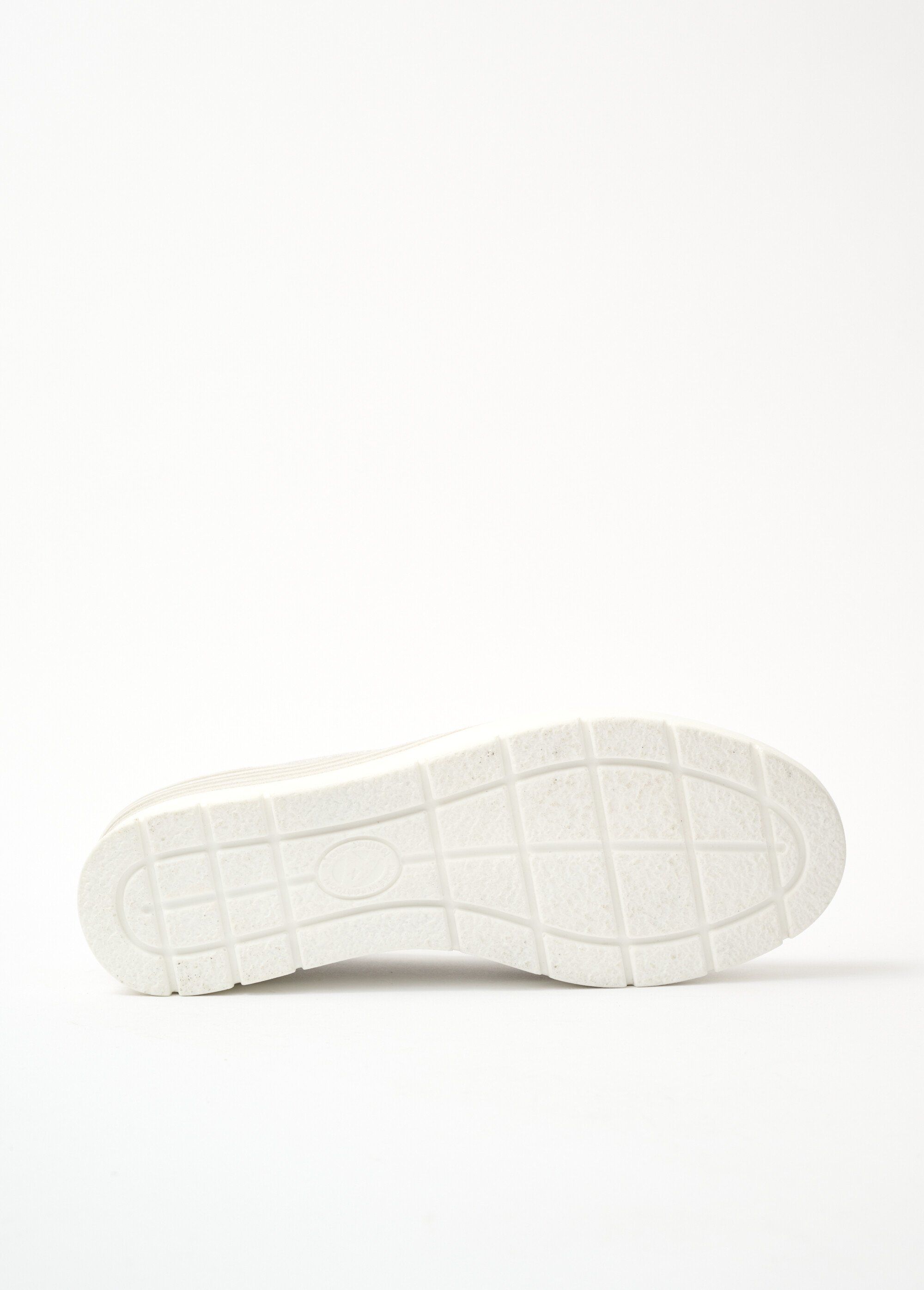 Mocassins grande largeur cuir brillant Femme Argenté OSLAY UN1