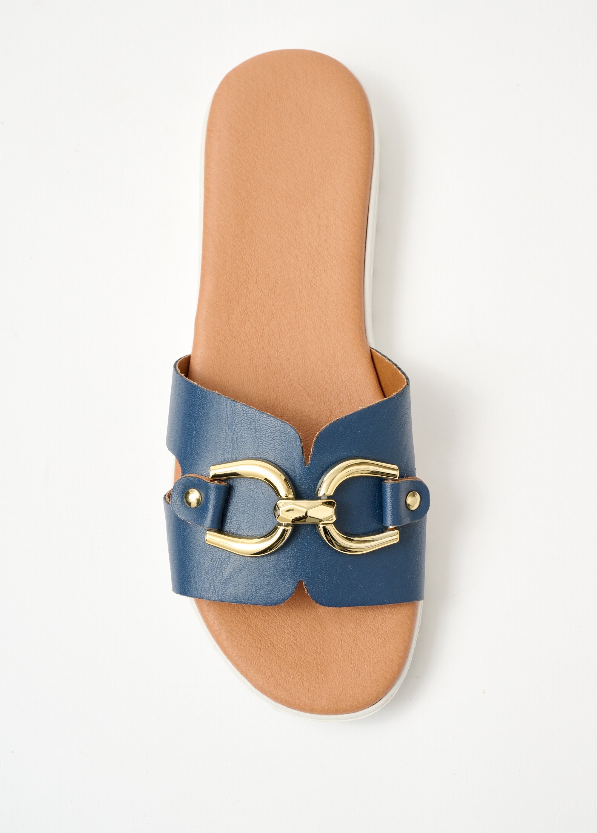 Afibel Mules Femme Confort Large Cuir - Élégantes Été Talon 3,5 Cm Largeur Adaptée