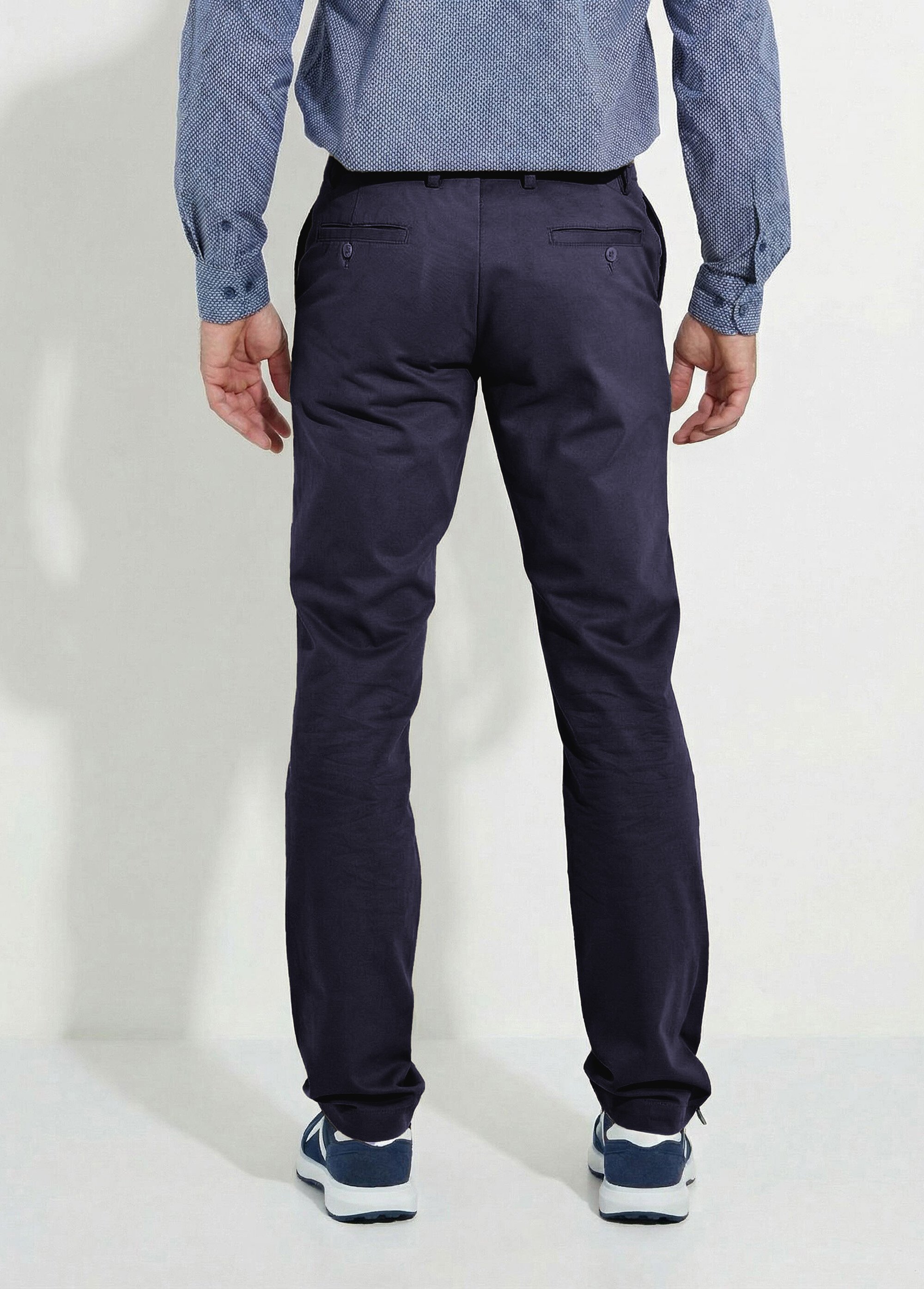Pantalon chino toile coton stretch