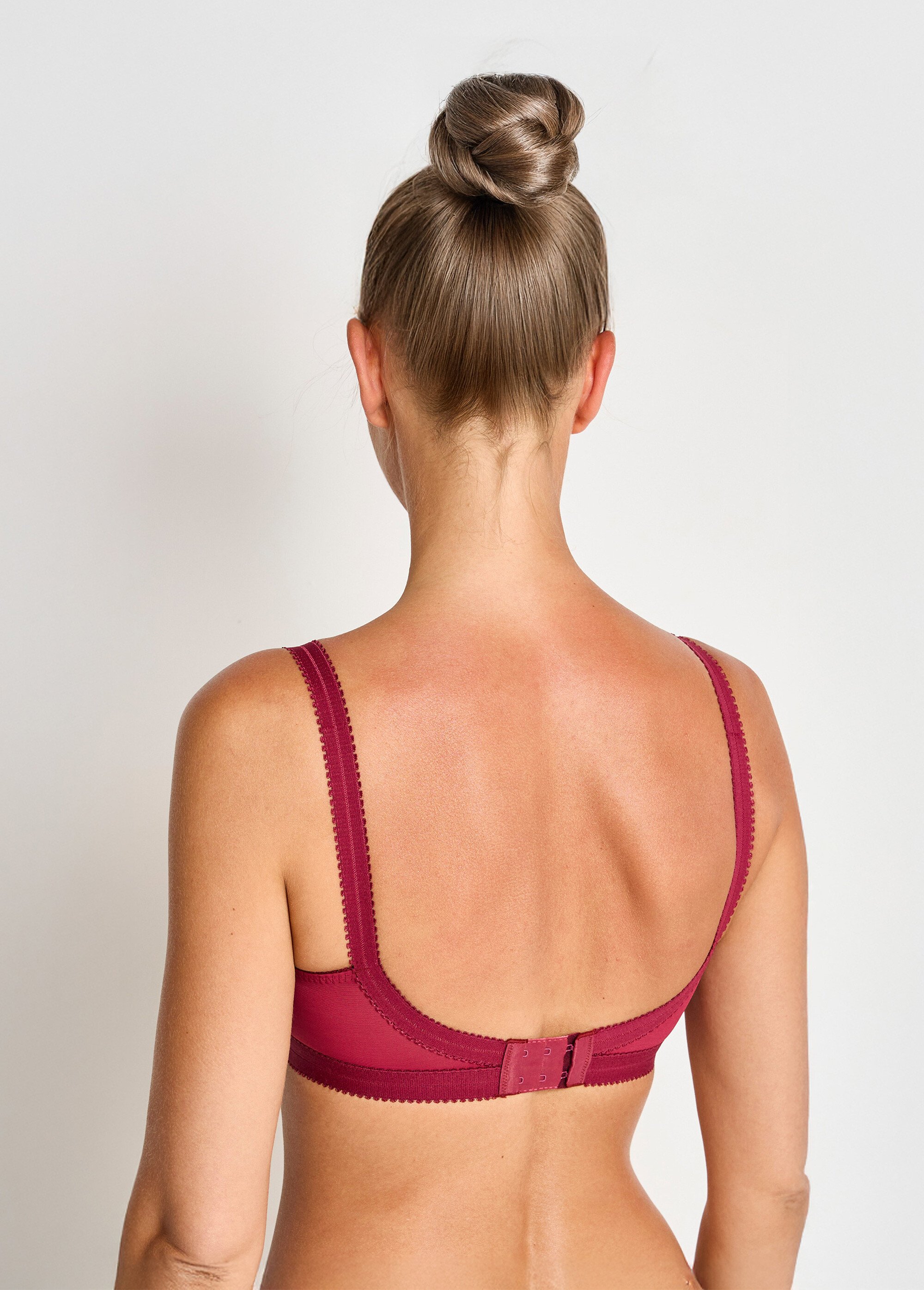 Soutien-gorge Coeur Croisé sans armatures Femme Rose VELOUTINE DO1