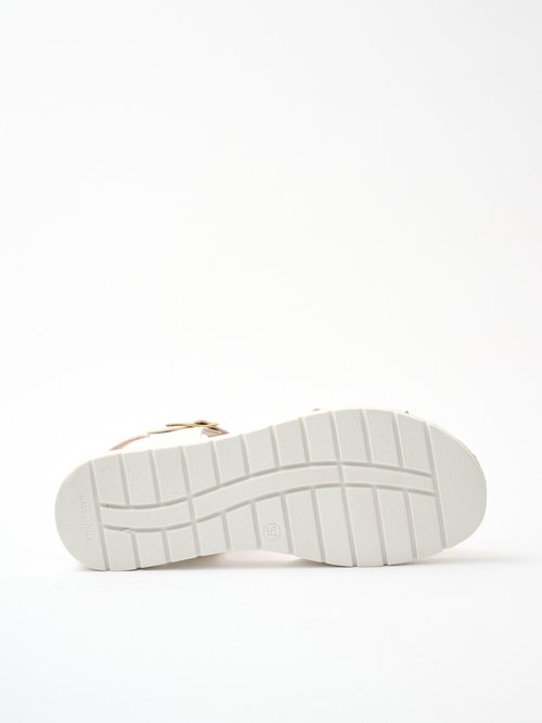 Sandales vegan largeur confort Femme Blanc OCIENDA UN1