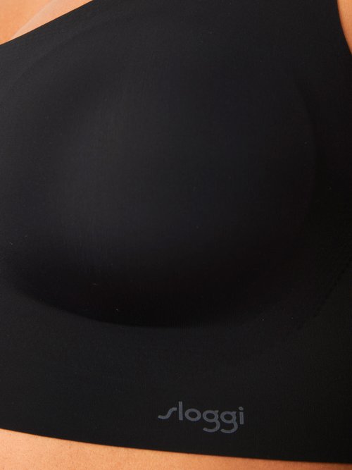 Brassière Zero Feel Femme Grande Taille Noir WALLON DE1