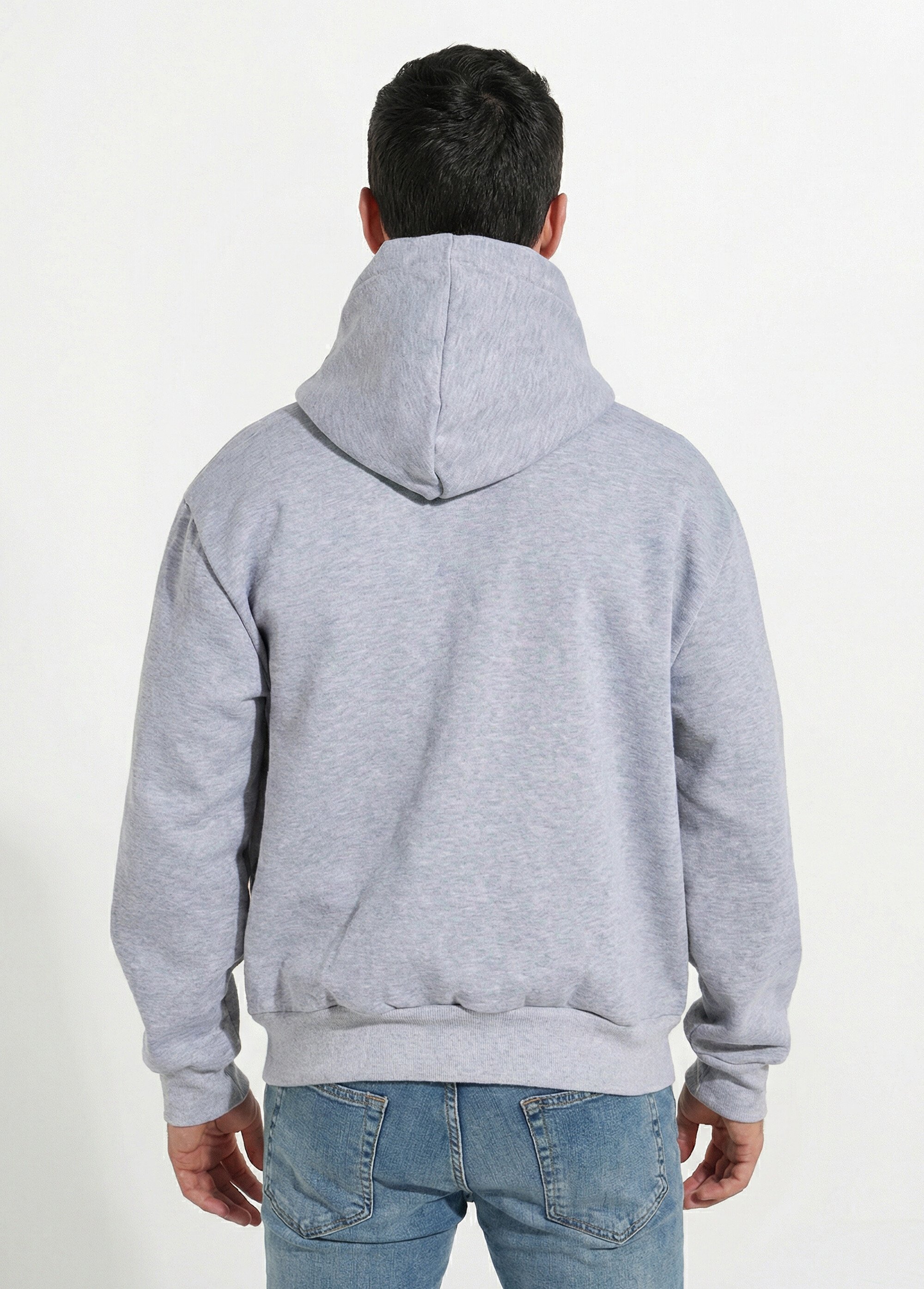 Sweat zippé capuche et poche kangourou